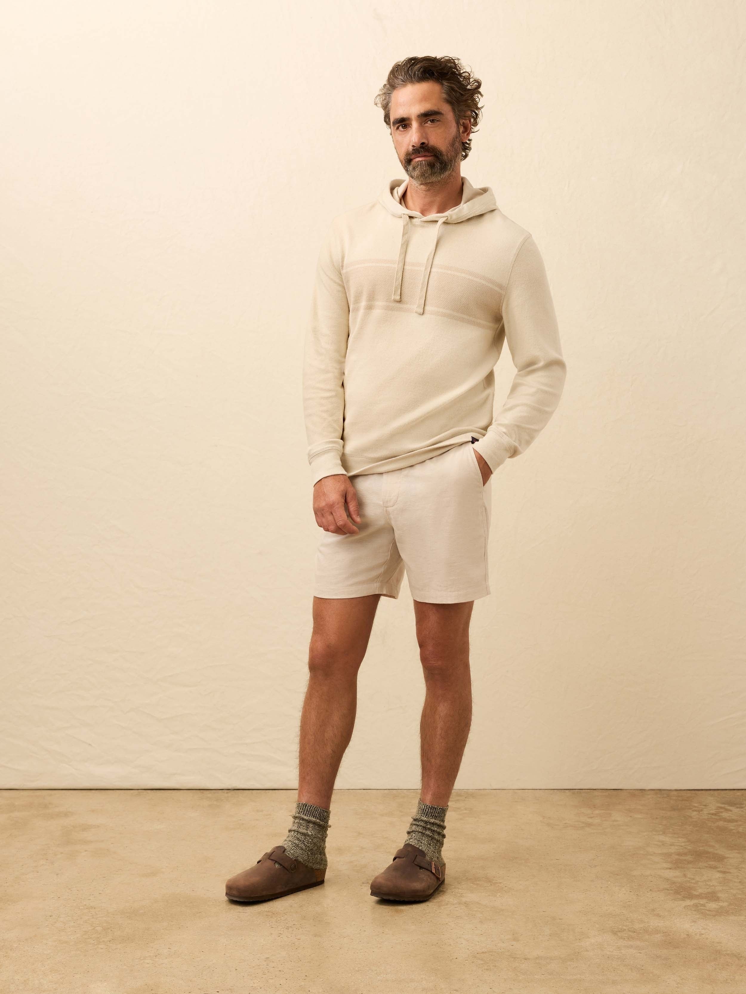 LegendTM Sweater Hoodie - Winter Oat Surf Stripe
