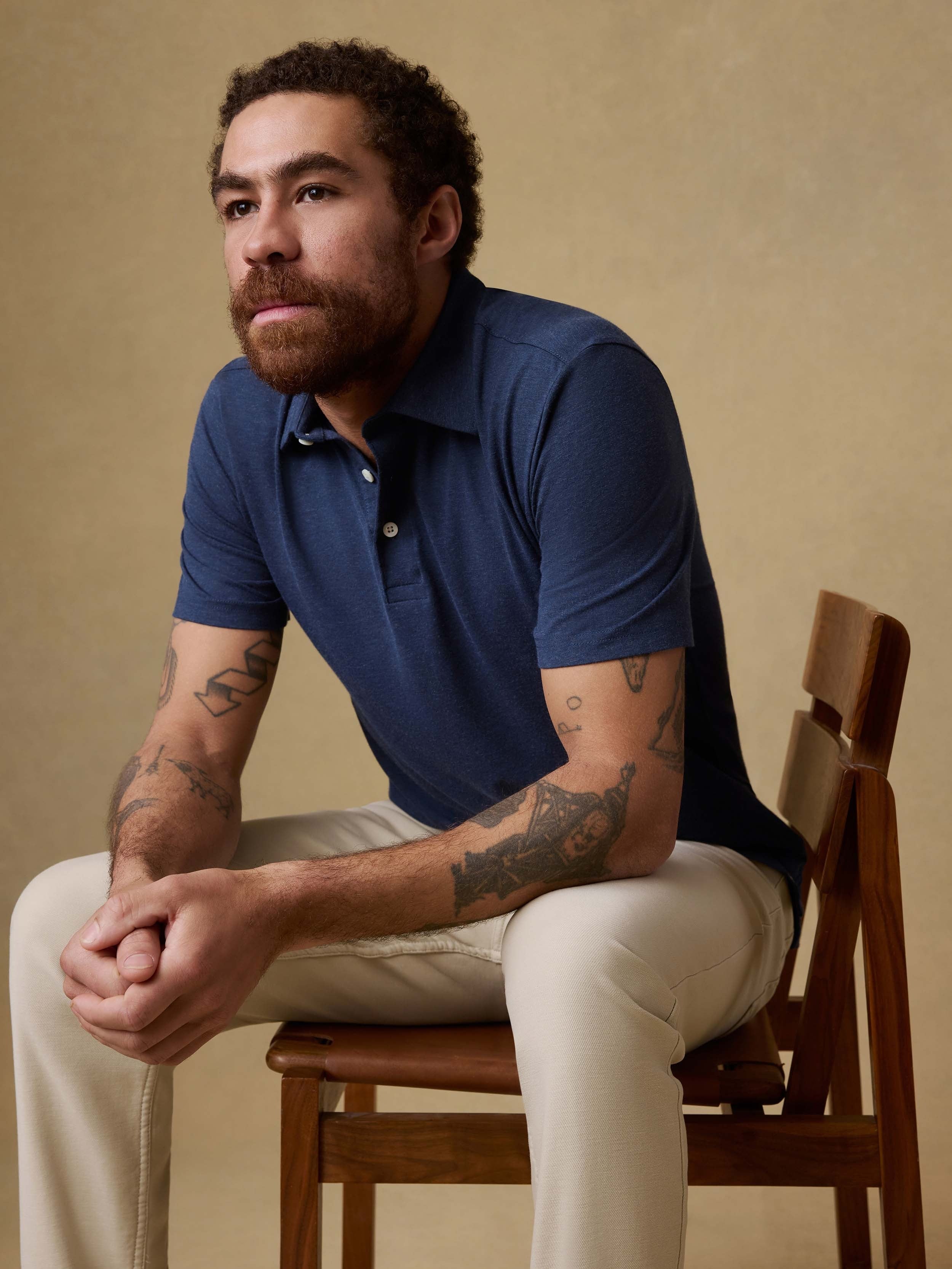 Short-Sleeve MovementTM Polo - Great Falls Heather