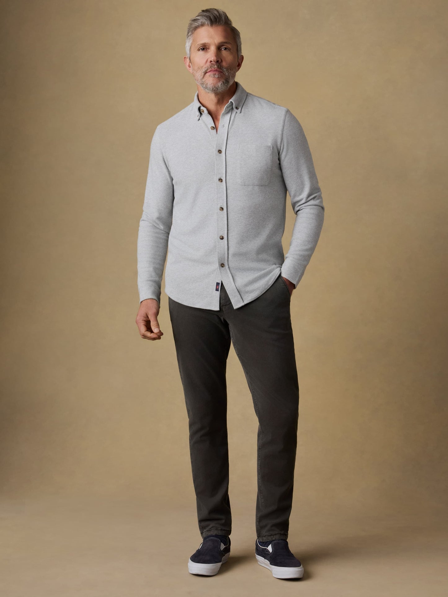 LegendTM Sweater Shirt (Single Pocket) - Light Heather Grey