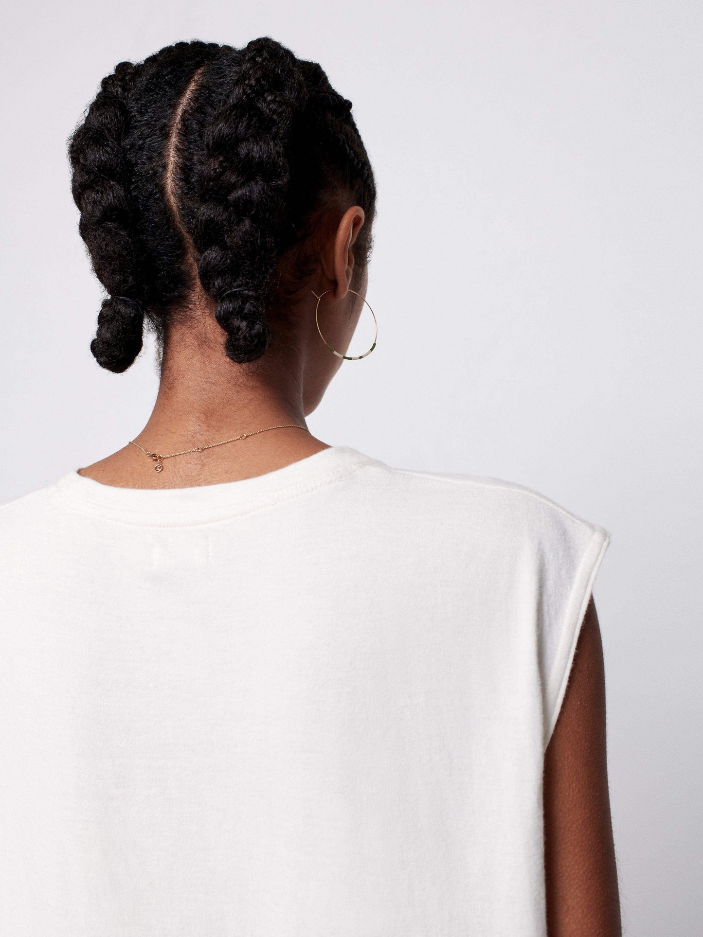 Cloud Muscle Tee - Whisper White