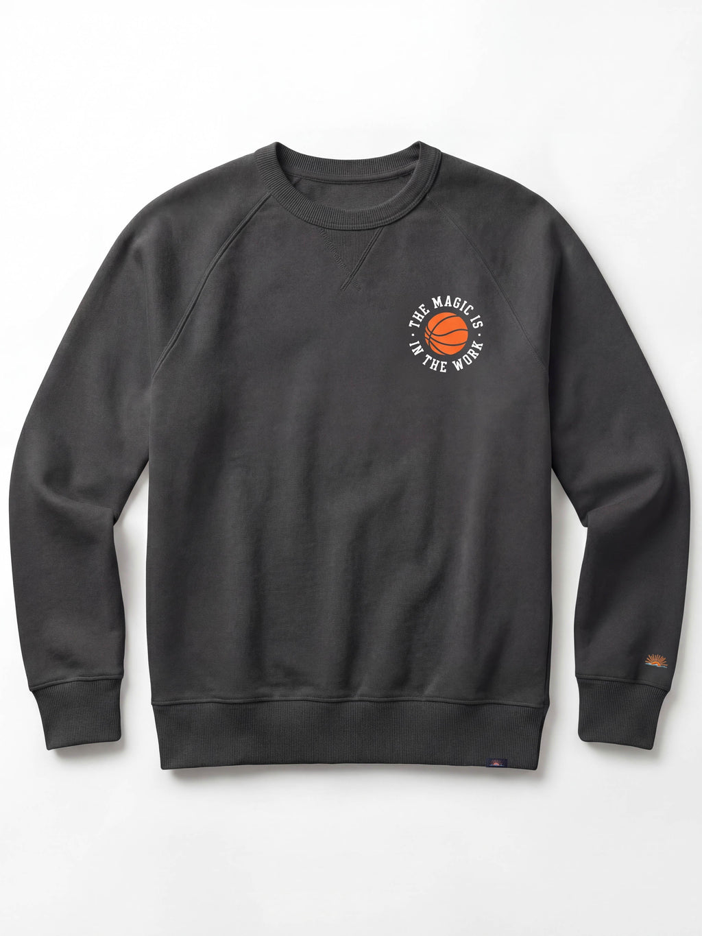 Jalen Brunson High Standard Fleece Crewneck - Mountain Black