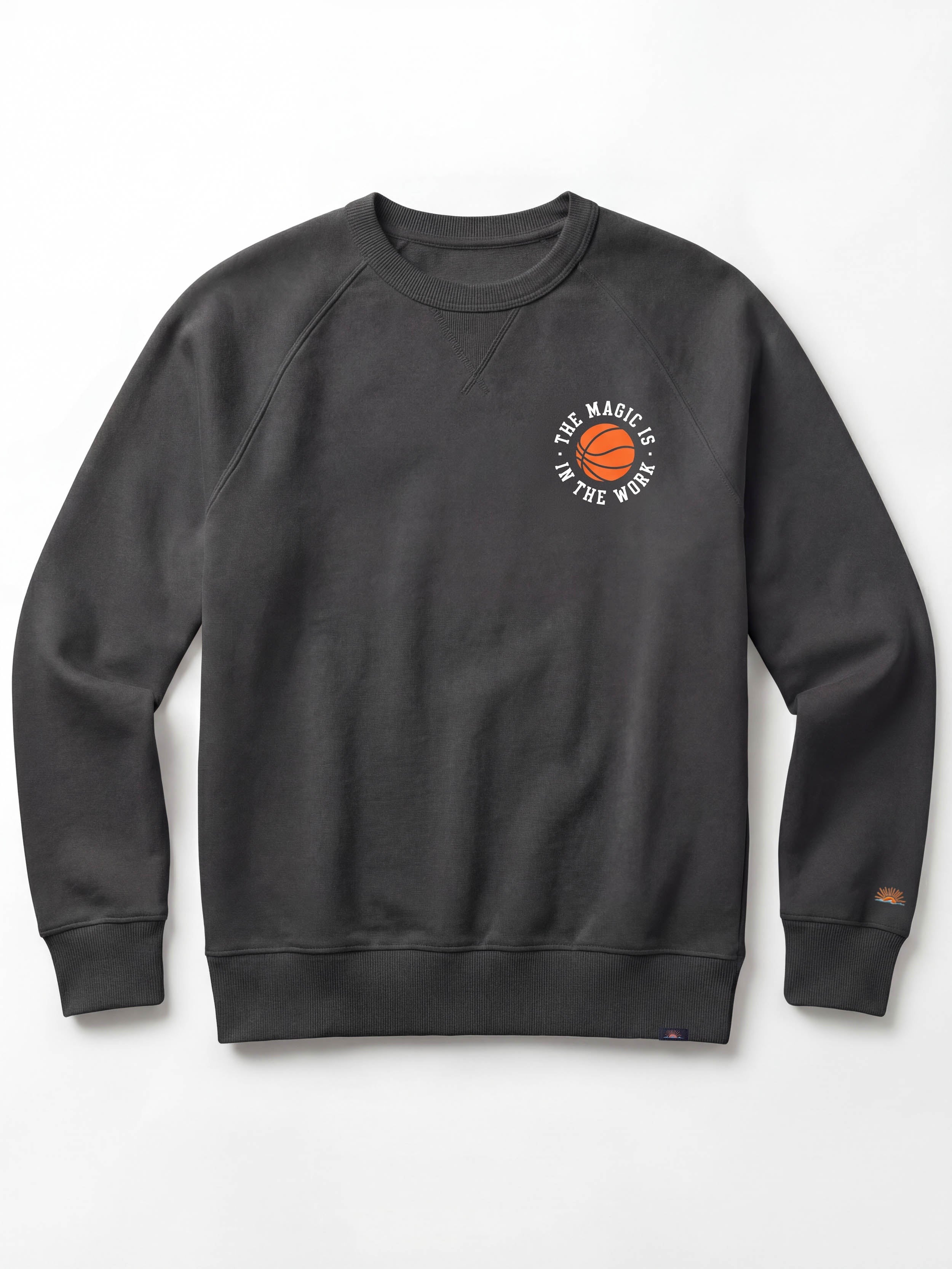 Jalen Brunson High Standard Fleece Crewneck - Mountain Black