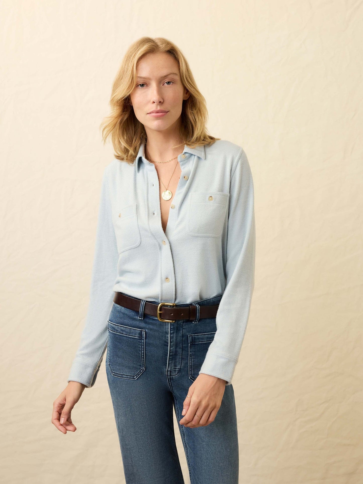 LegendTM Sweater Shirt - Ice Blue Twill