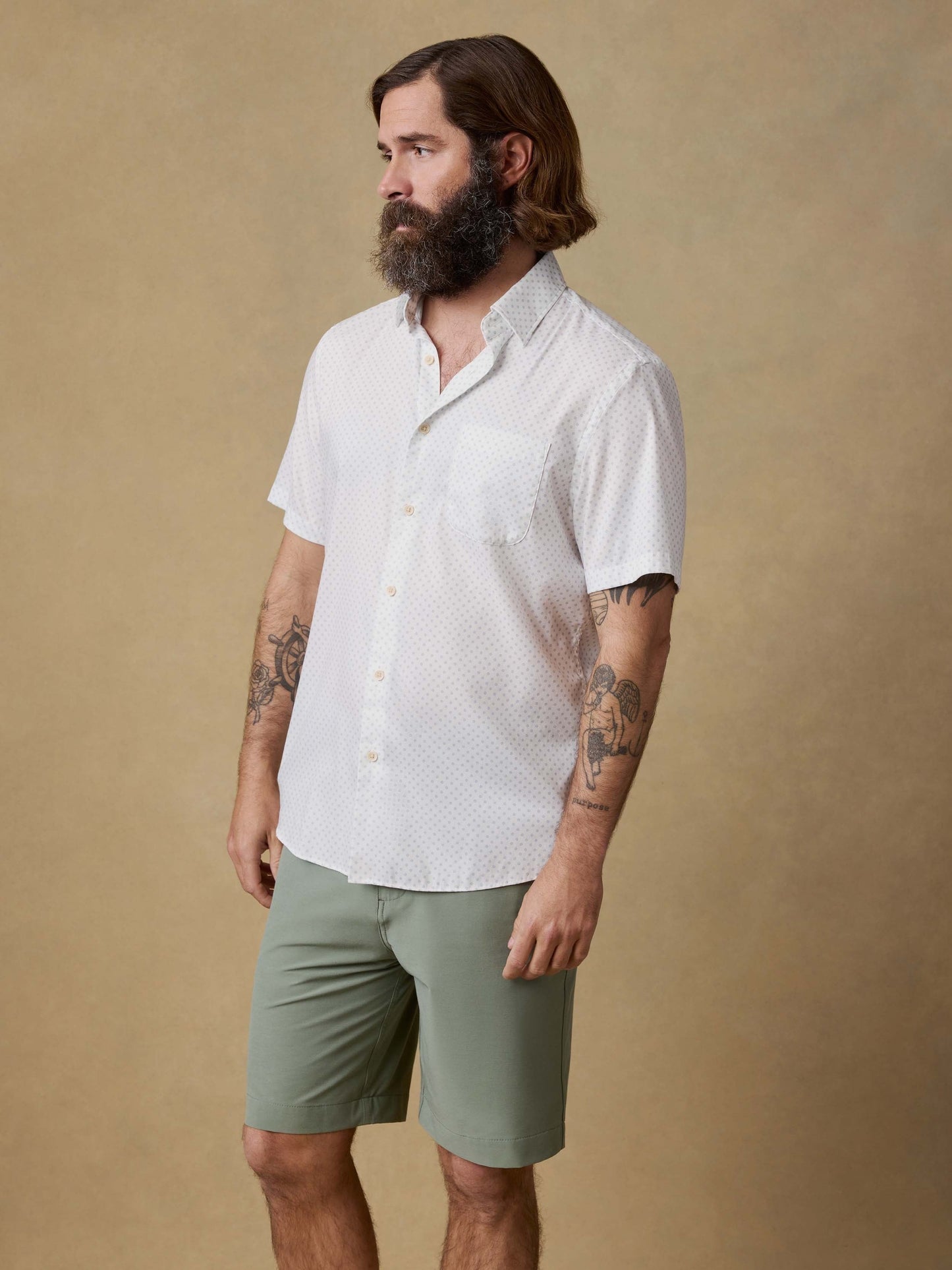 Short-Sleeve MovementTM Monterey Shirt - Mist Sunburst
