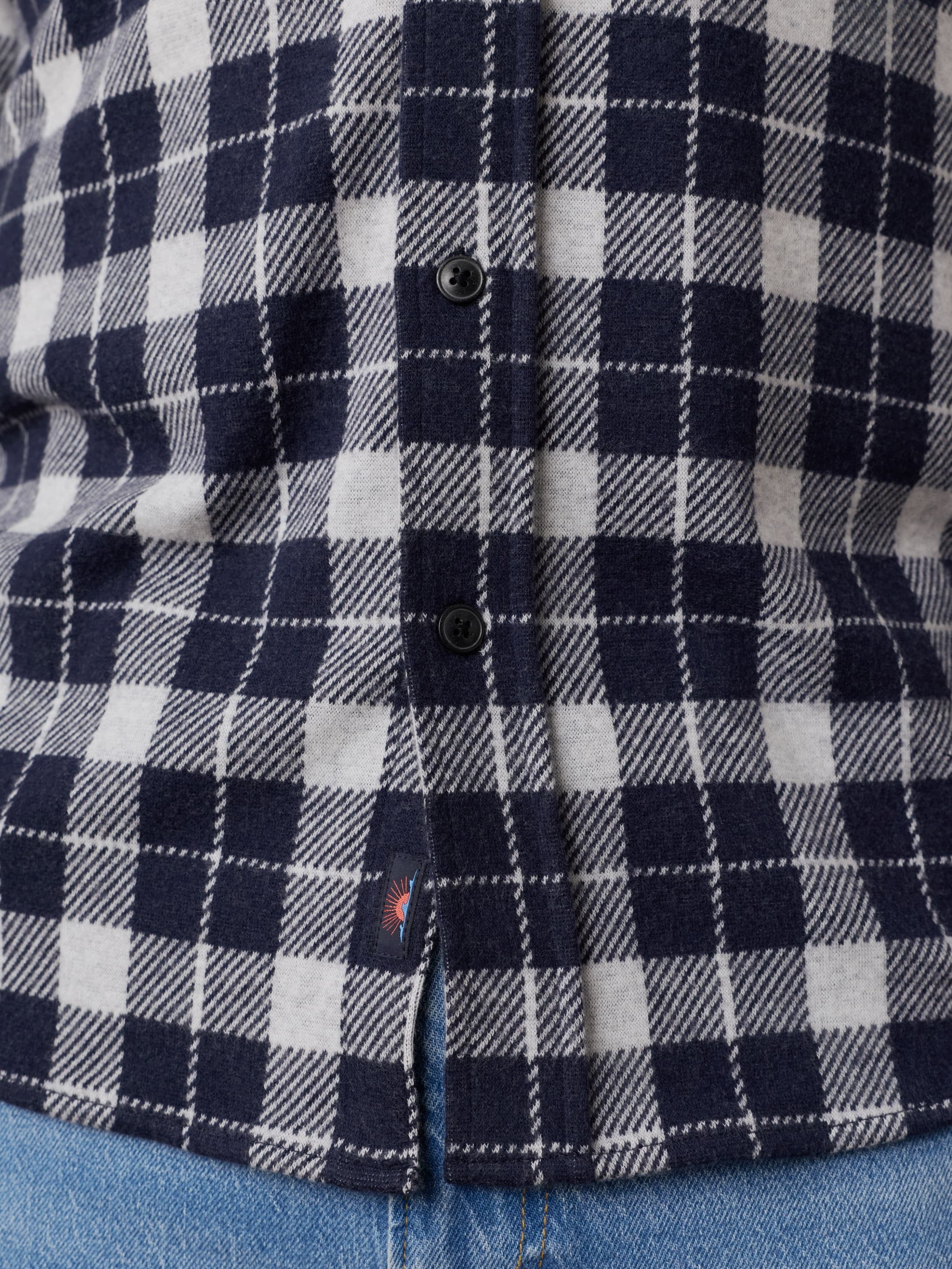 LegendTM Sweater Shirt (Single Pocket) - Midnight Lake Plaid