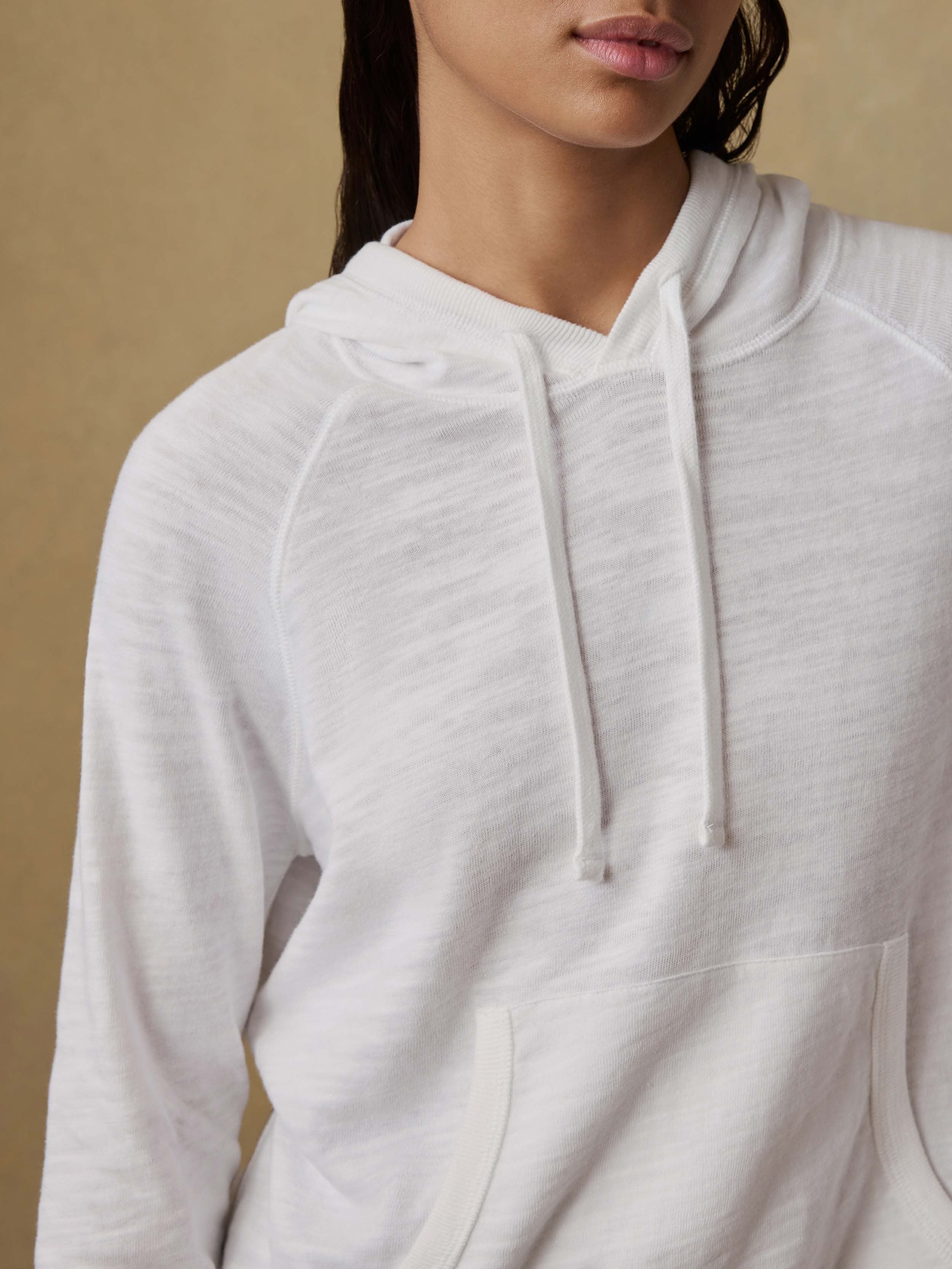 Sunwashed Organic Hoodie - White