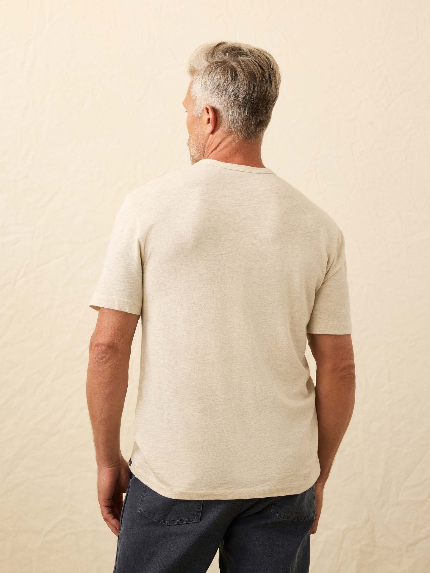 Nazare Sunwashed Tee - Island Dune Heather