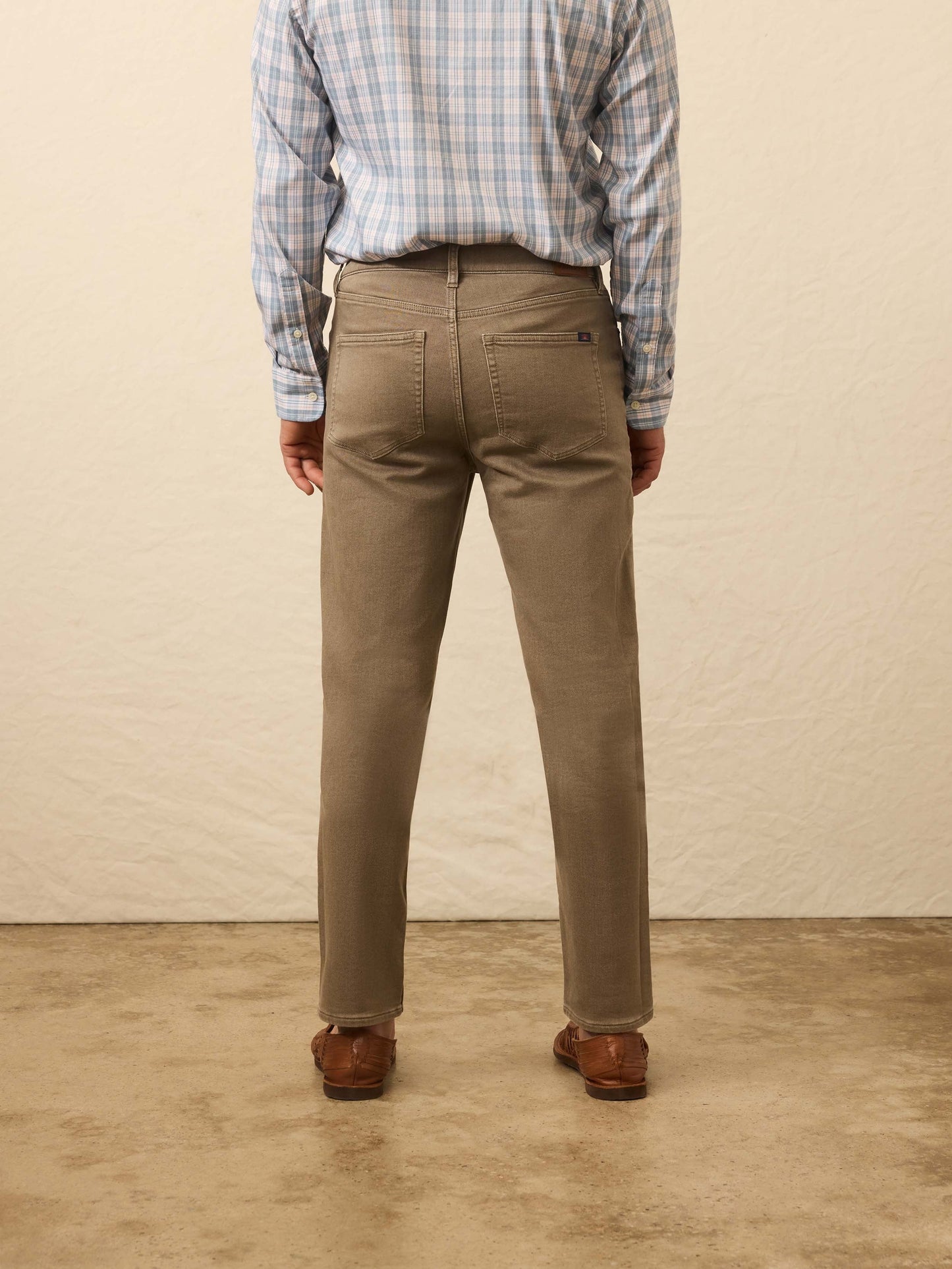 Stretch Terry 5-Pocket Pant - Driftwood