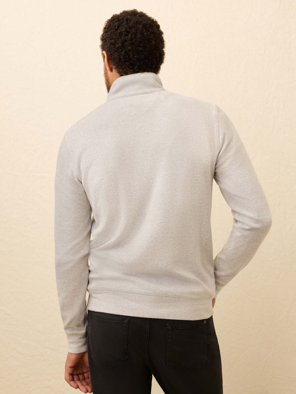 LegendTM Sweater Quarter Zip - Light Heather Grey