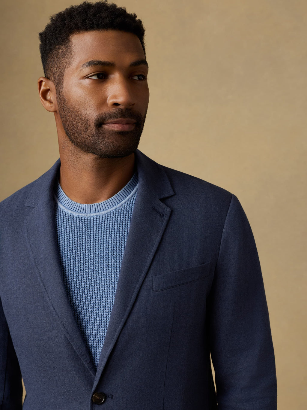 MovementTM Linen Blazer - Deep Sea Navy