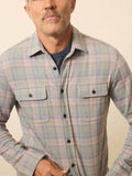 LegendTM Sweater Shirt - Forest Rose Plaid