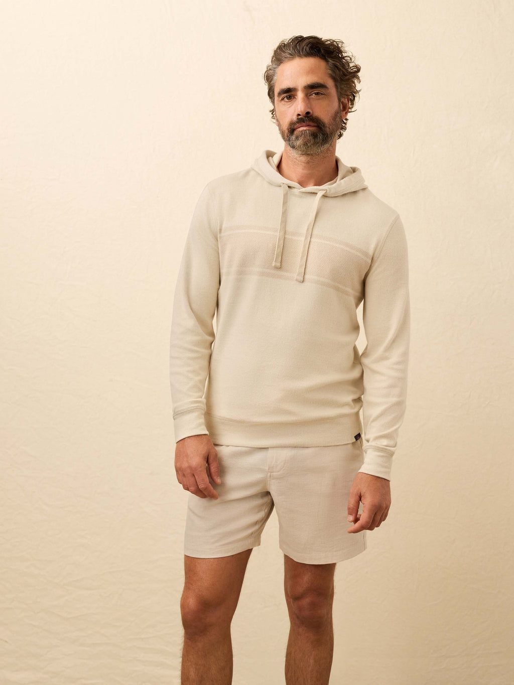 LegendTM Sweater Hoodie - Winter Oat Surf Stripe