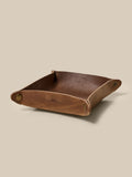 Leather Valet Tray - Natural