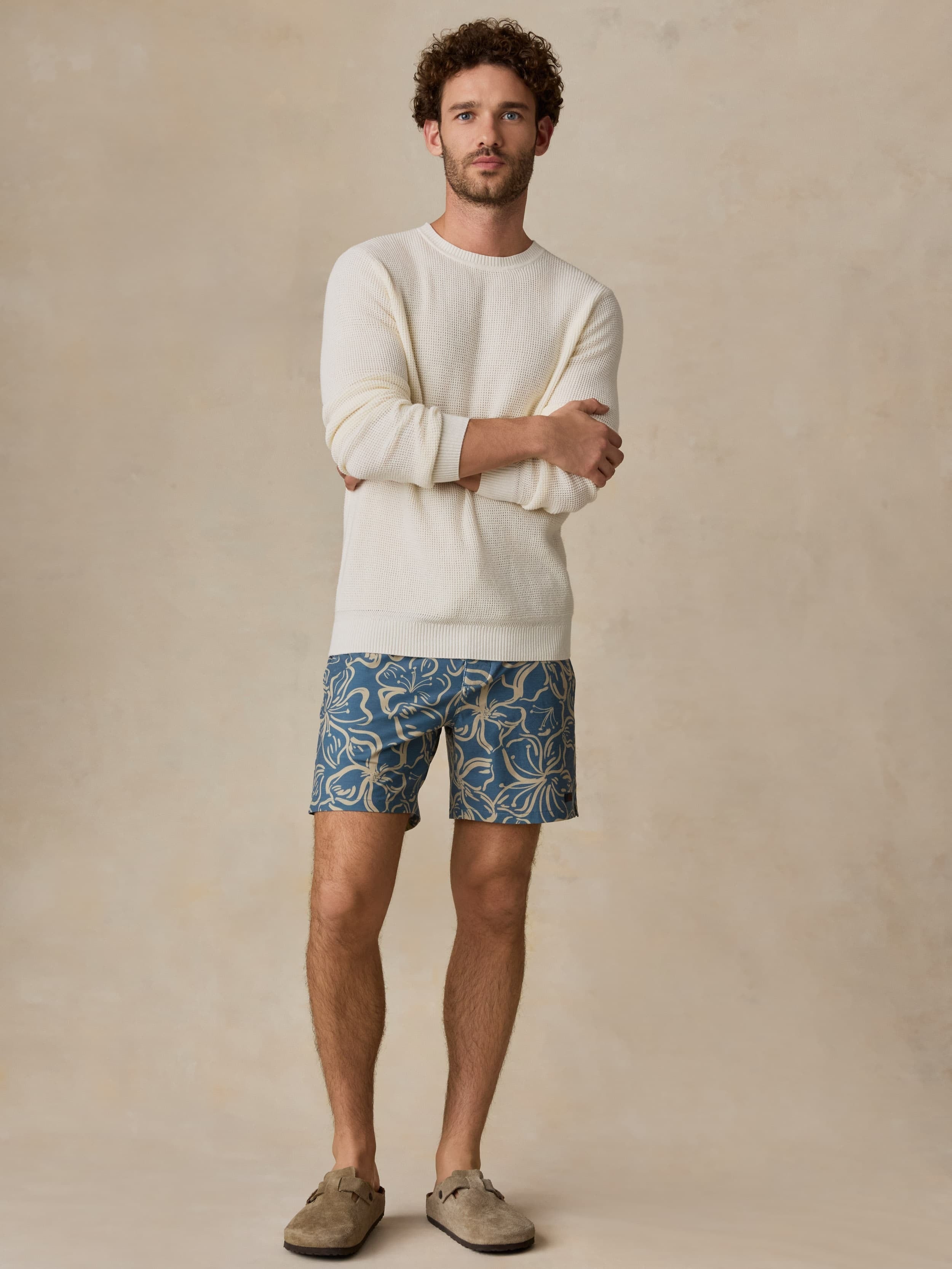 All DayTM Boardshort - Aqua Sand Blossom