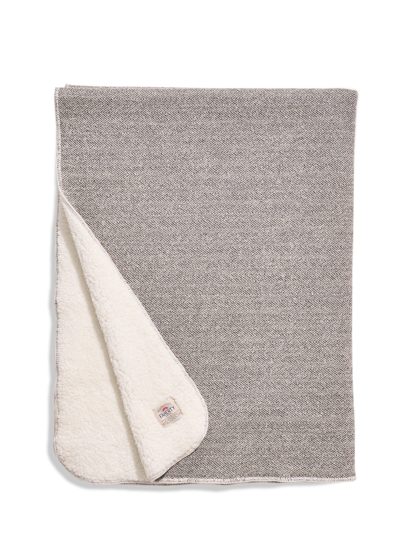 Whitewater High Pile Fleece Blanket - Latte