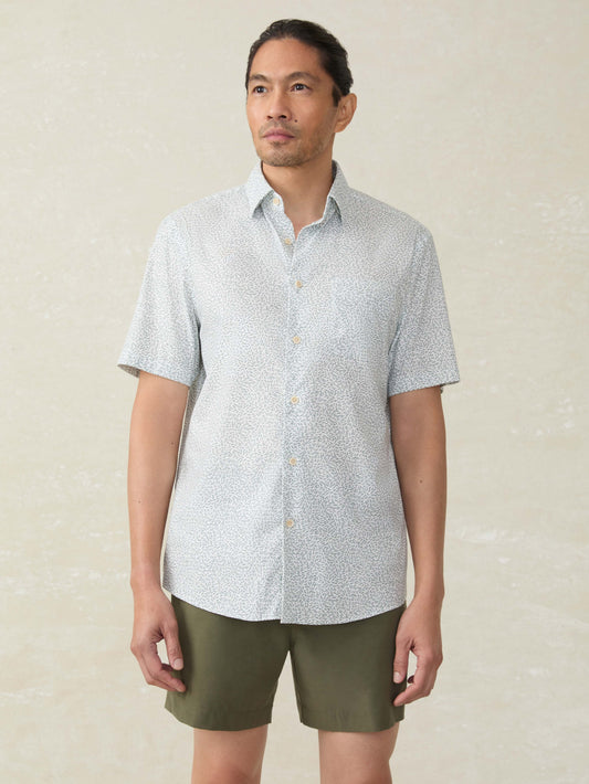 Short-Sleeve MovementTM Monterey Shirt - Sage Grove Foliage