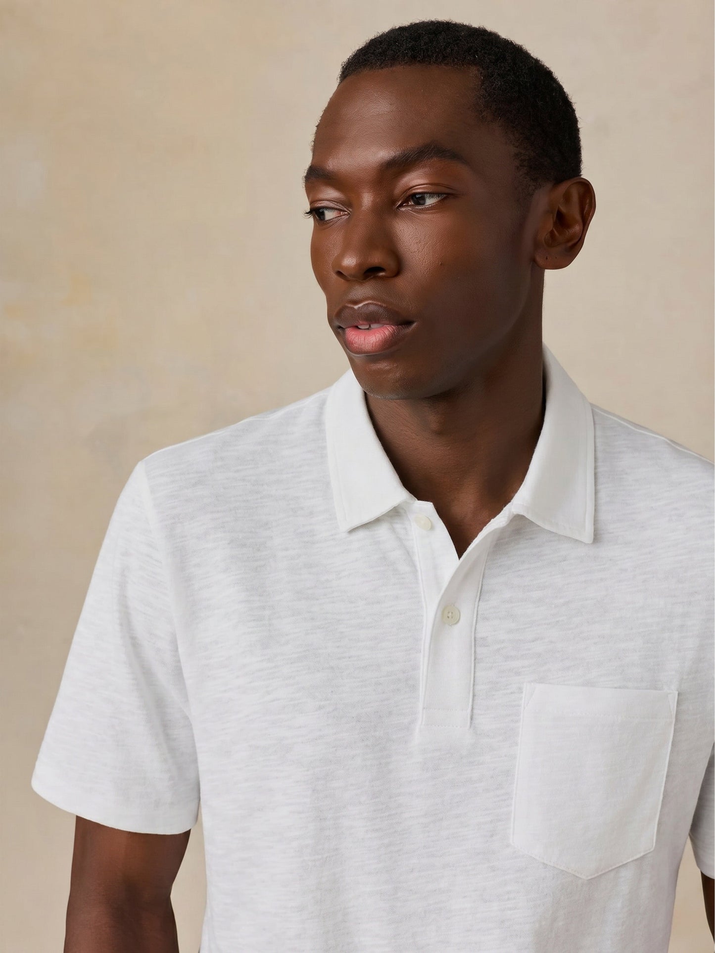Short-Sleeve Breeze Polo - White