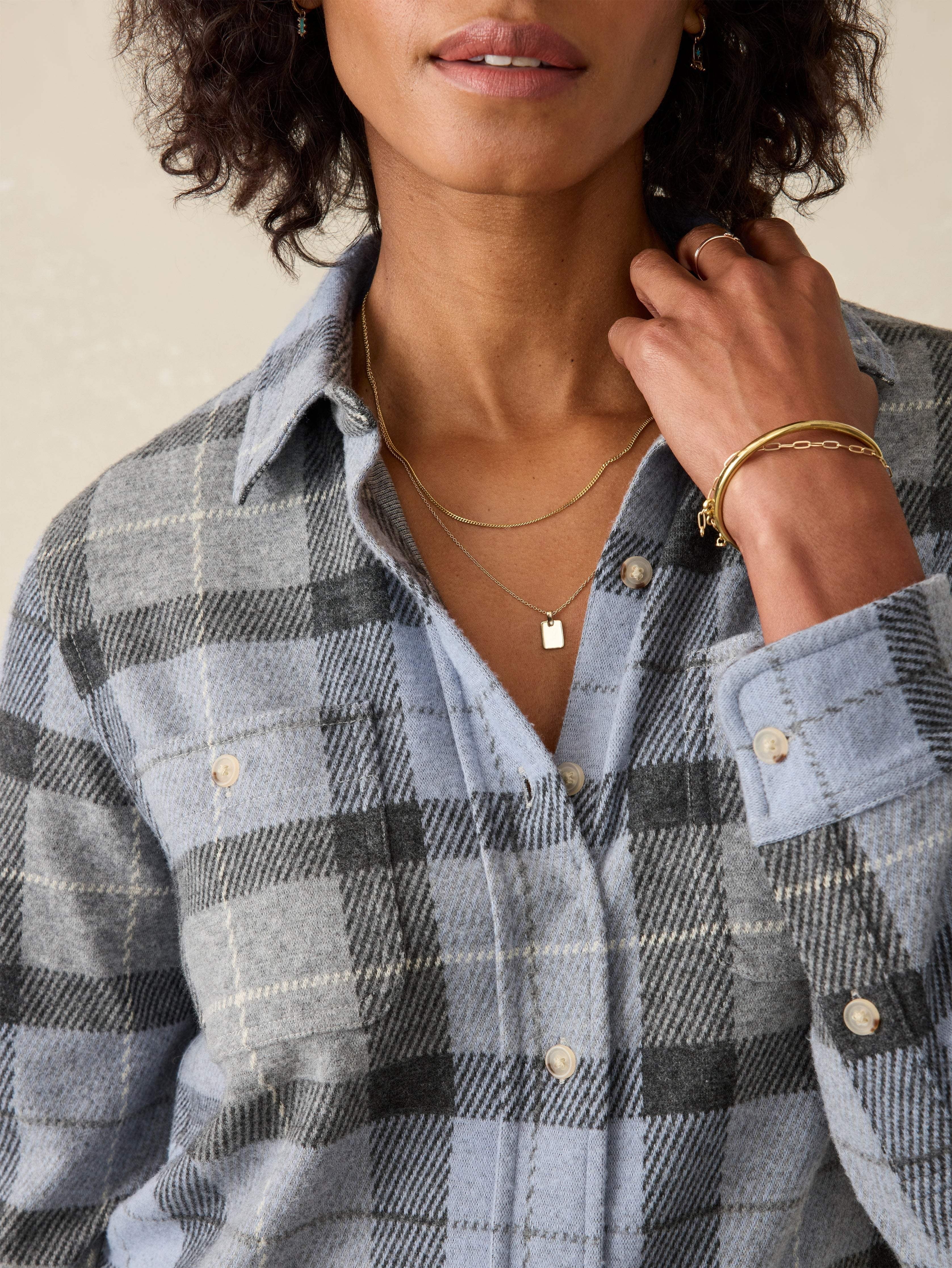 LegendTM Sweater Shirt - True North Plaid