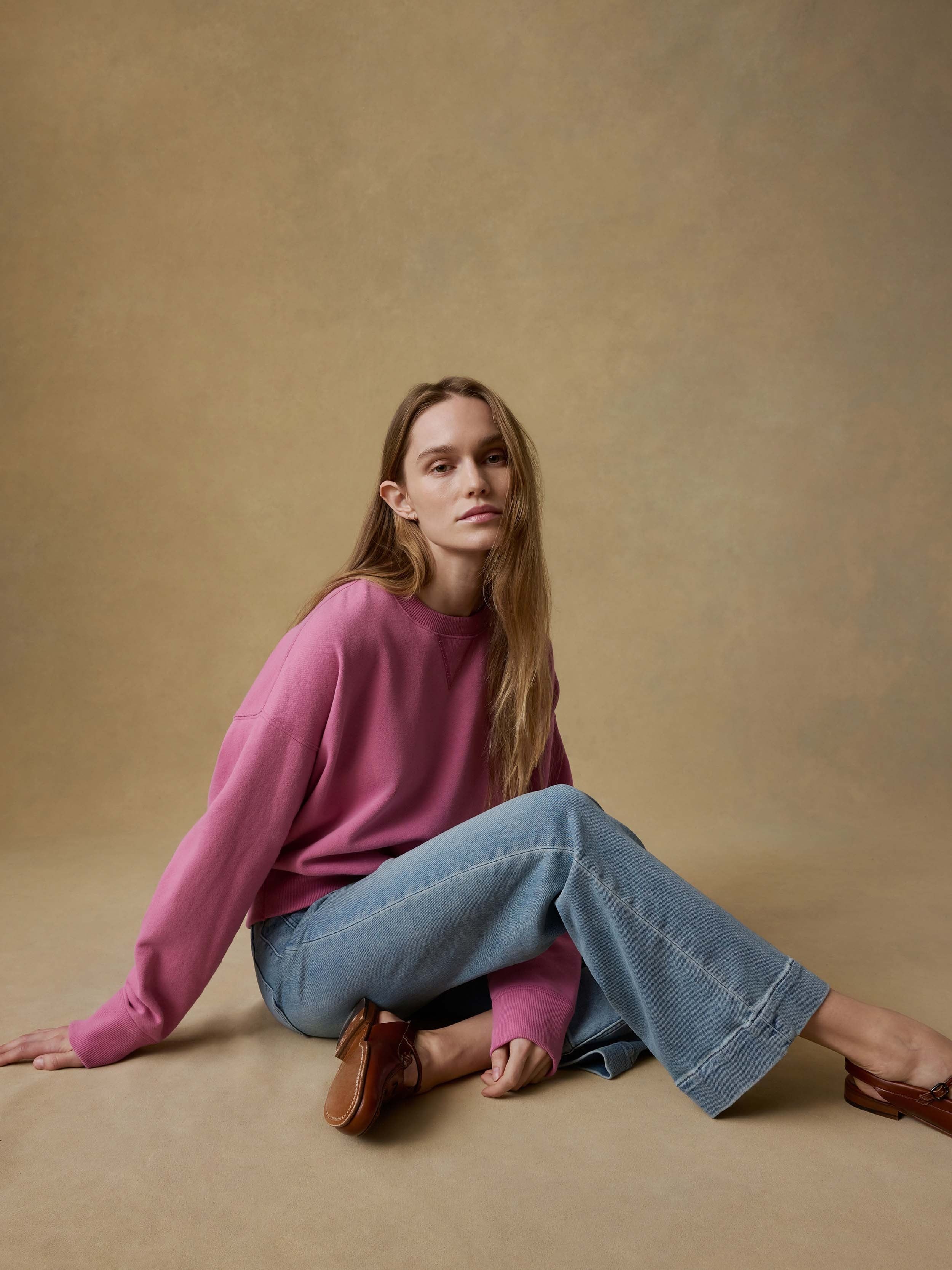 High Standard Fleece Vintage Crewneck - Ibis Rose
