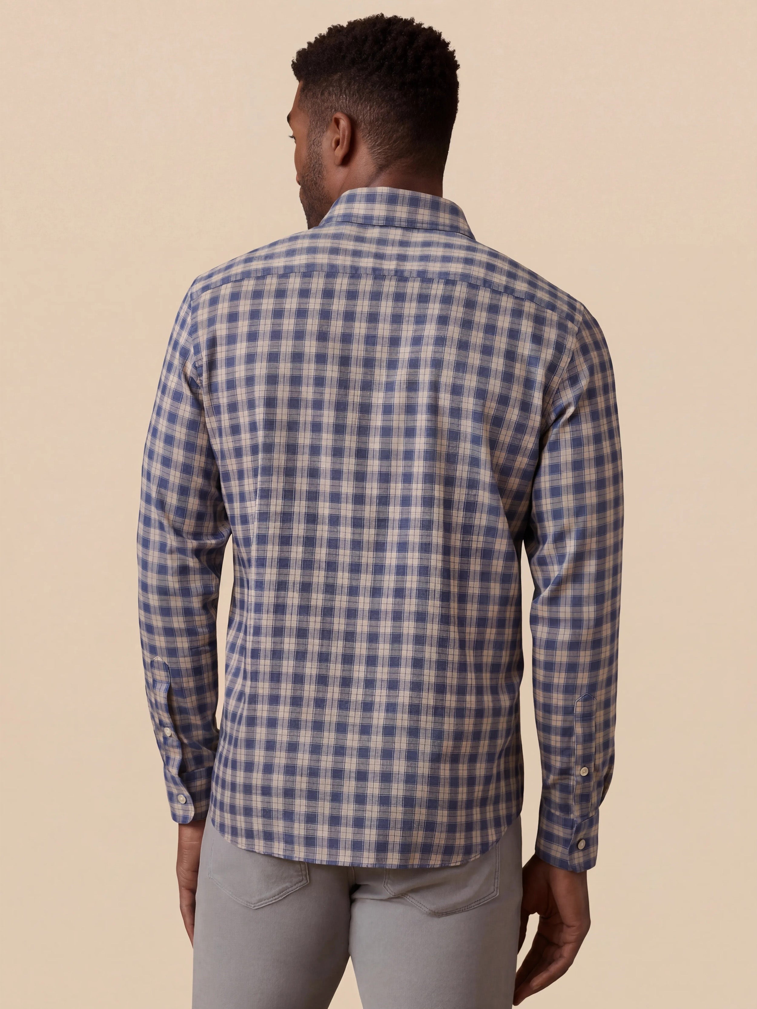 MovementTM Monterey Shirt - Navy Seas Plaid