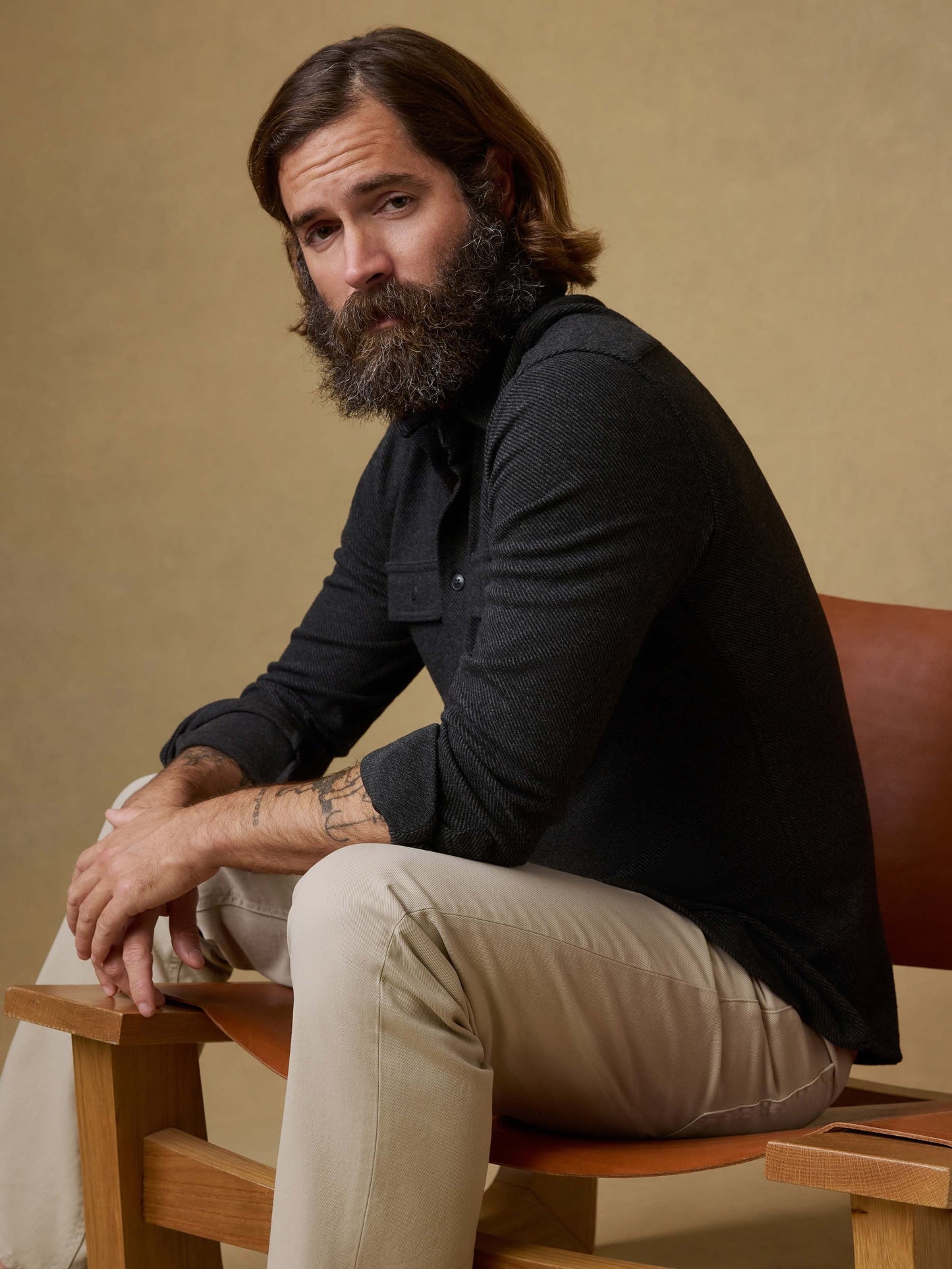 LegendTM Sweater Shirt - Heathered Black Twill
