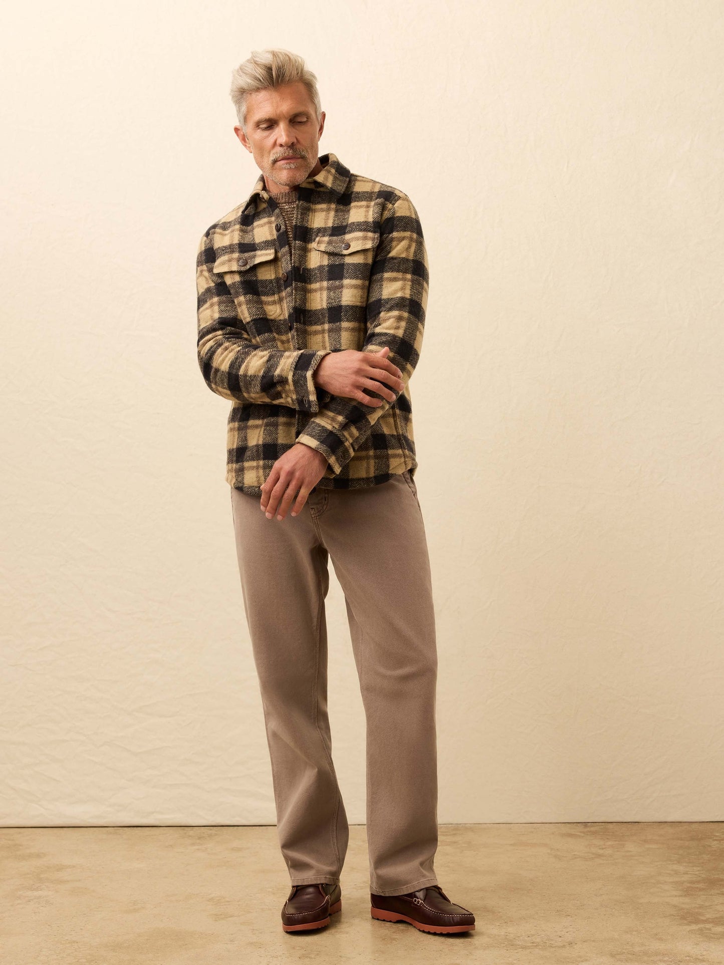 Range Fleece Lined CPO - Shadow Earth Plaid