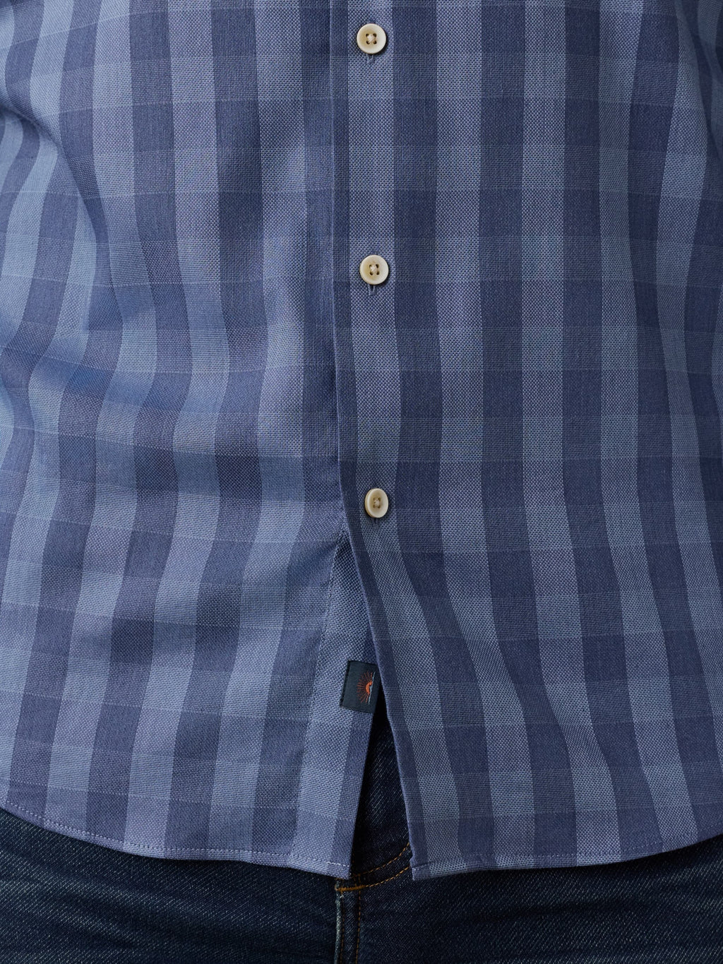 MovementTM Monterey Shirt - Navy Tide Check