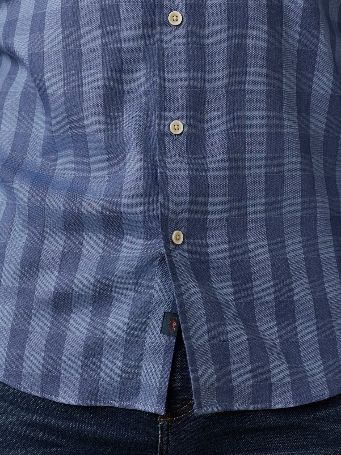 MovementTM Monterey Shirt - Navy Tide Check