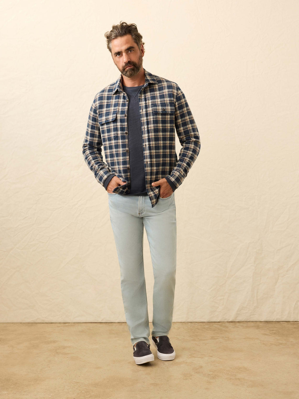 LegendTM Sweater Shirt - Golden Lake Plaid