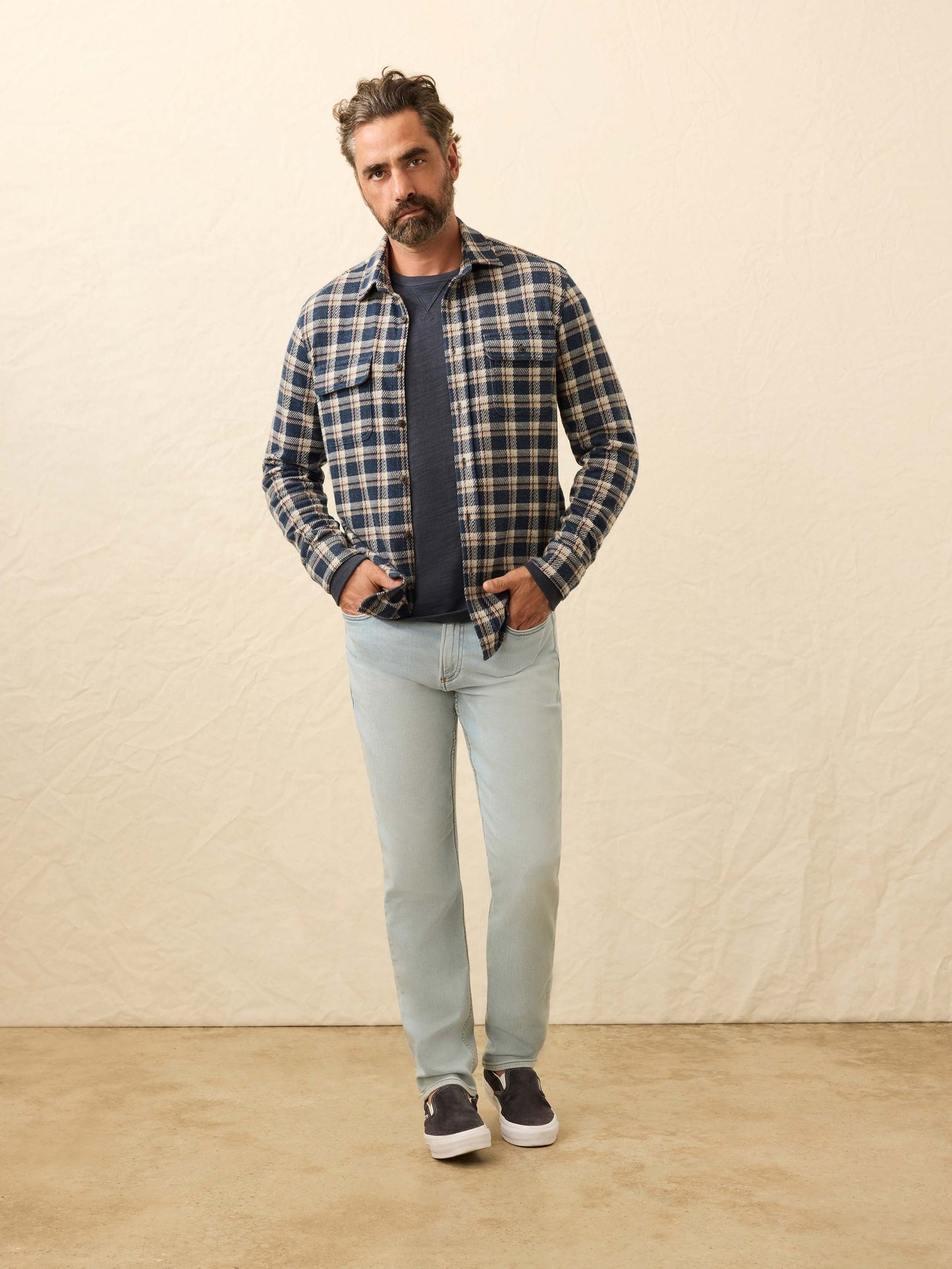 LegendTM Sweater Shirt - Golden Lake Plaid