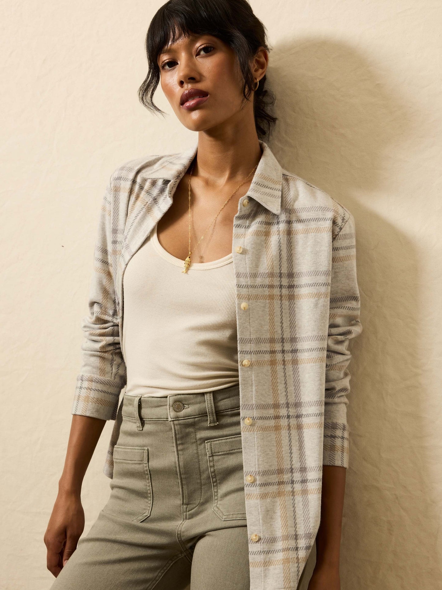 LegendTM Sweater Classic Shirt - Sandy Trails Plaid
