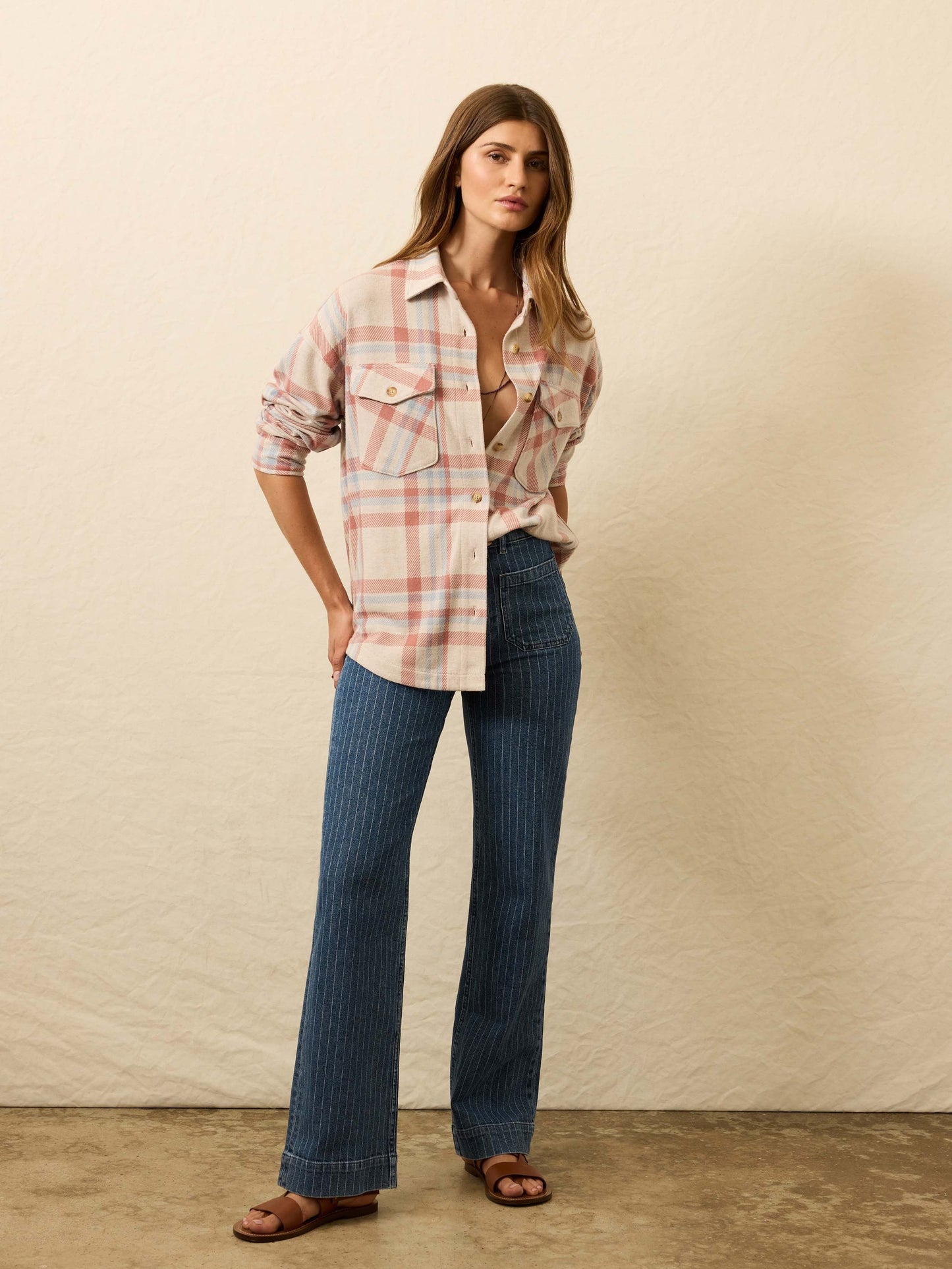 LegendTM Sweater Overshirt - Lakeside Plaid