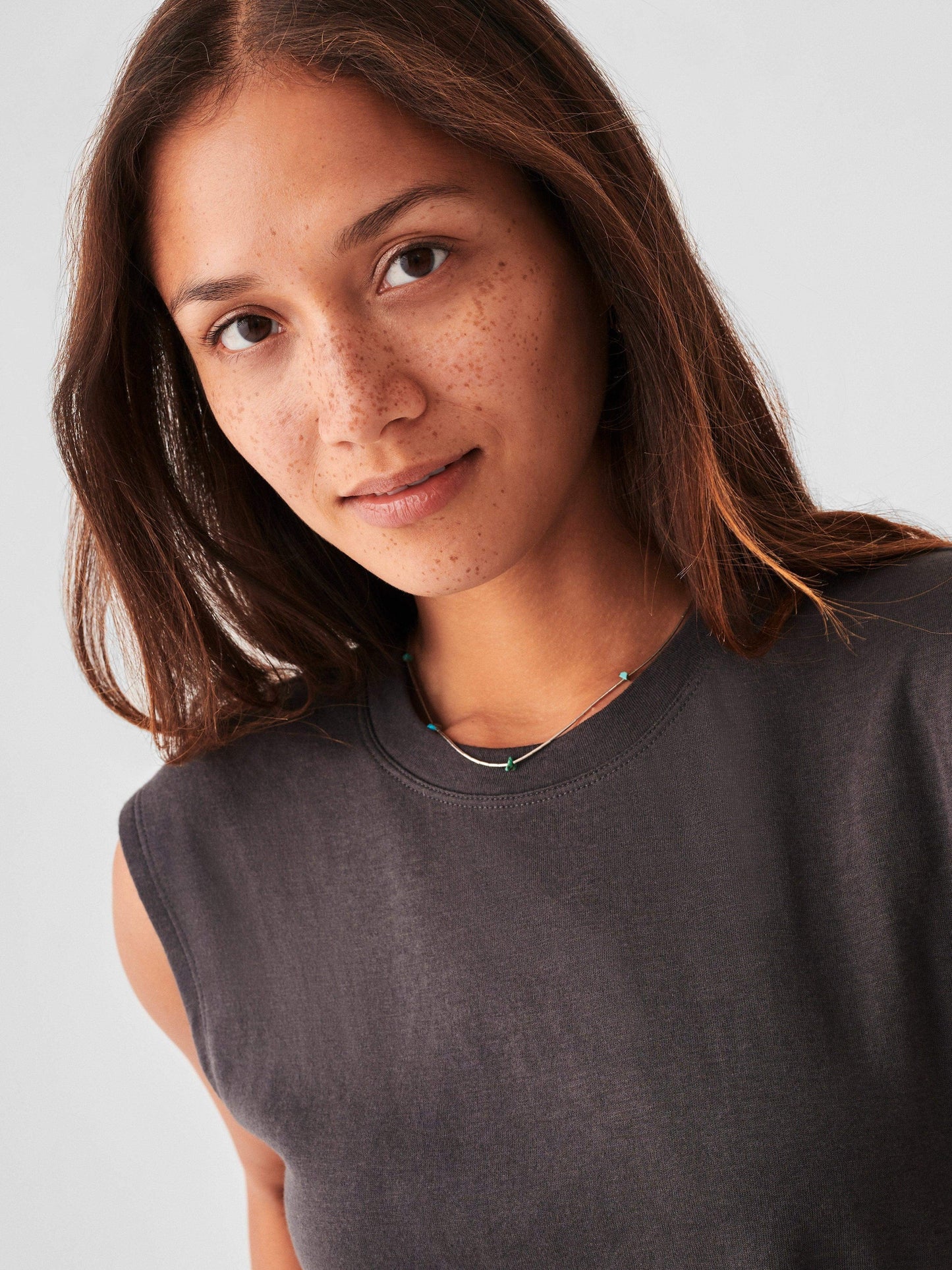 Cloud Muscle Tee - Washed Black