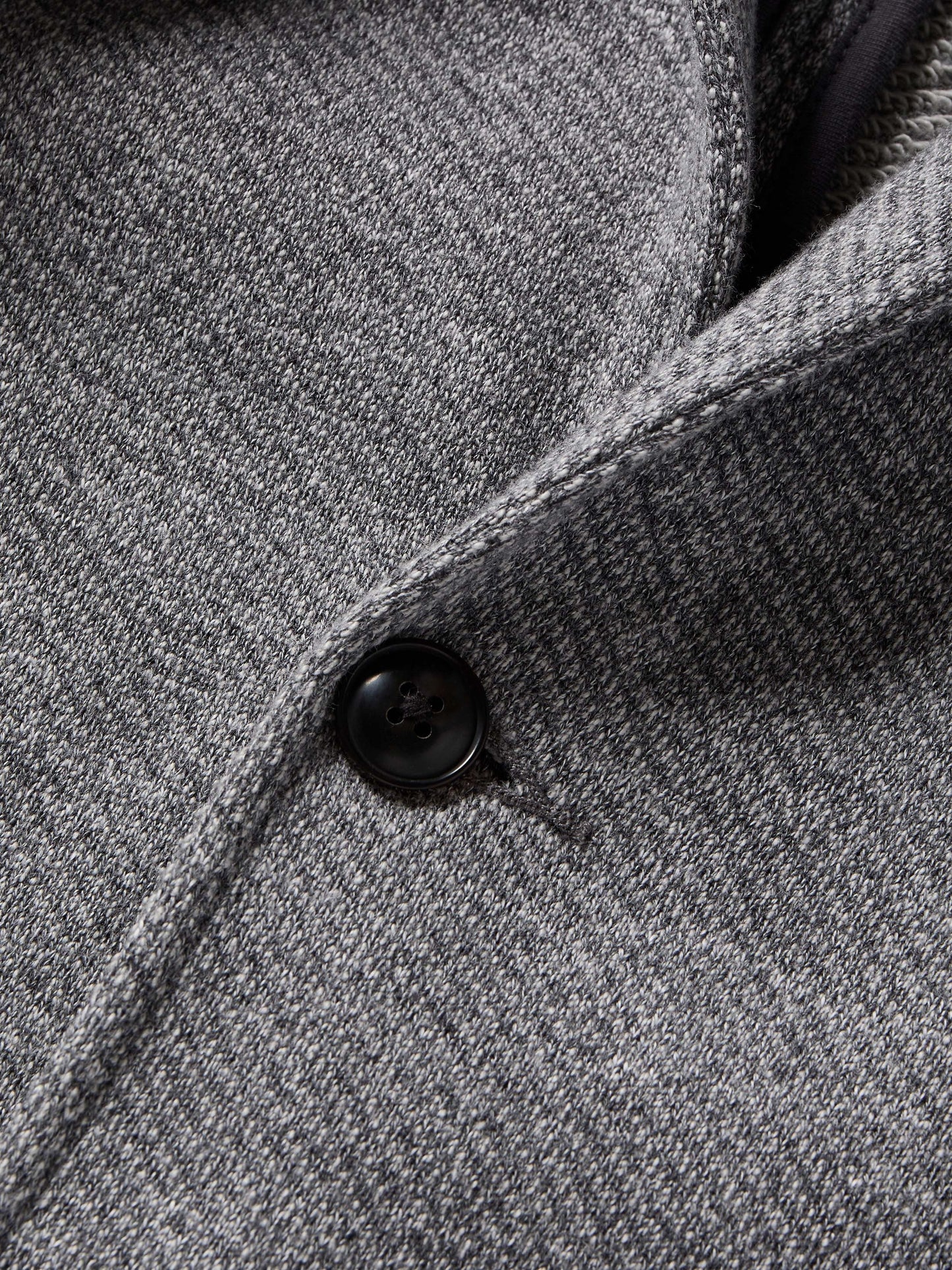 Inlet Knit Blazer (Short) - Medium Grey Melange