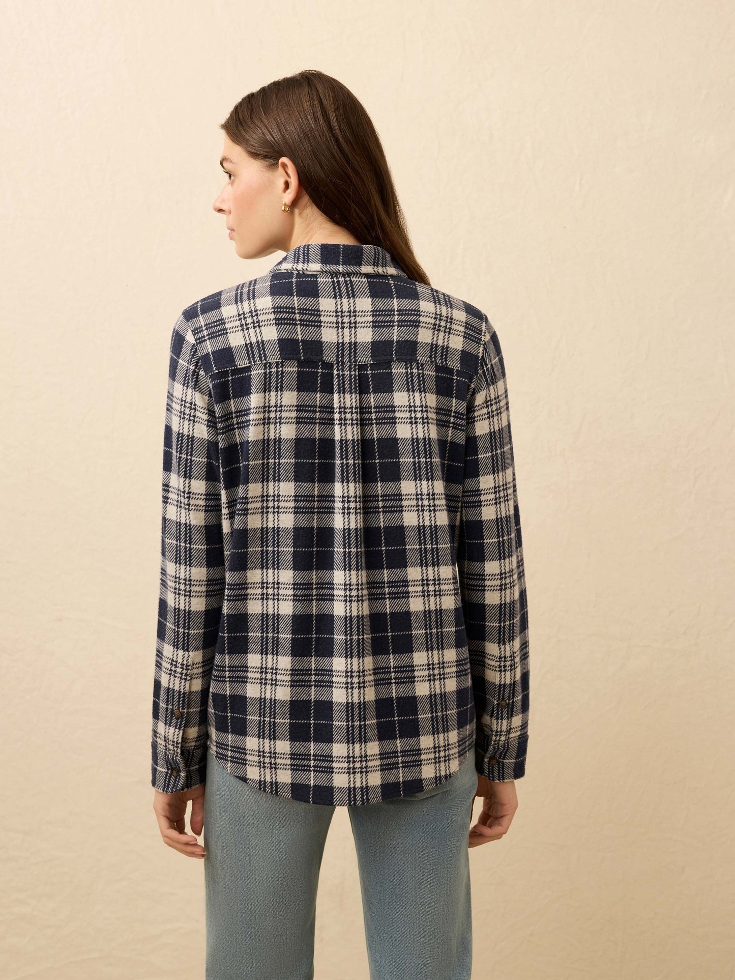 LegendTM Sweater Shirt - Sapphire Lake Plaid