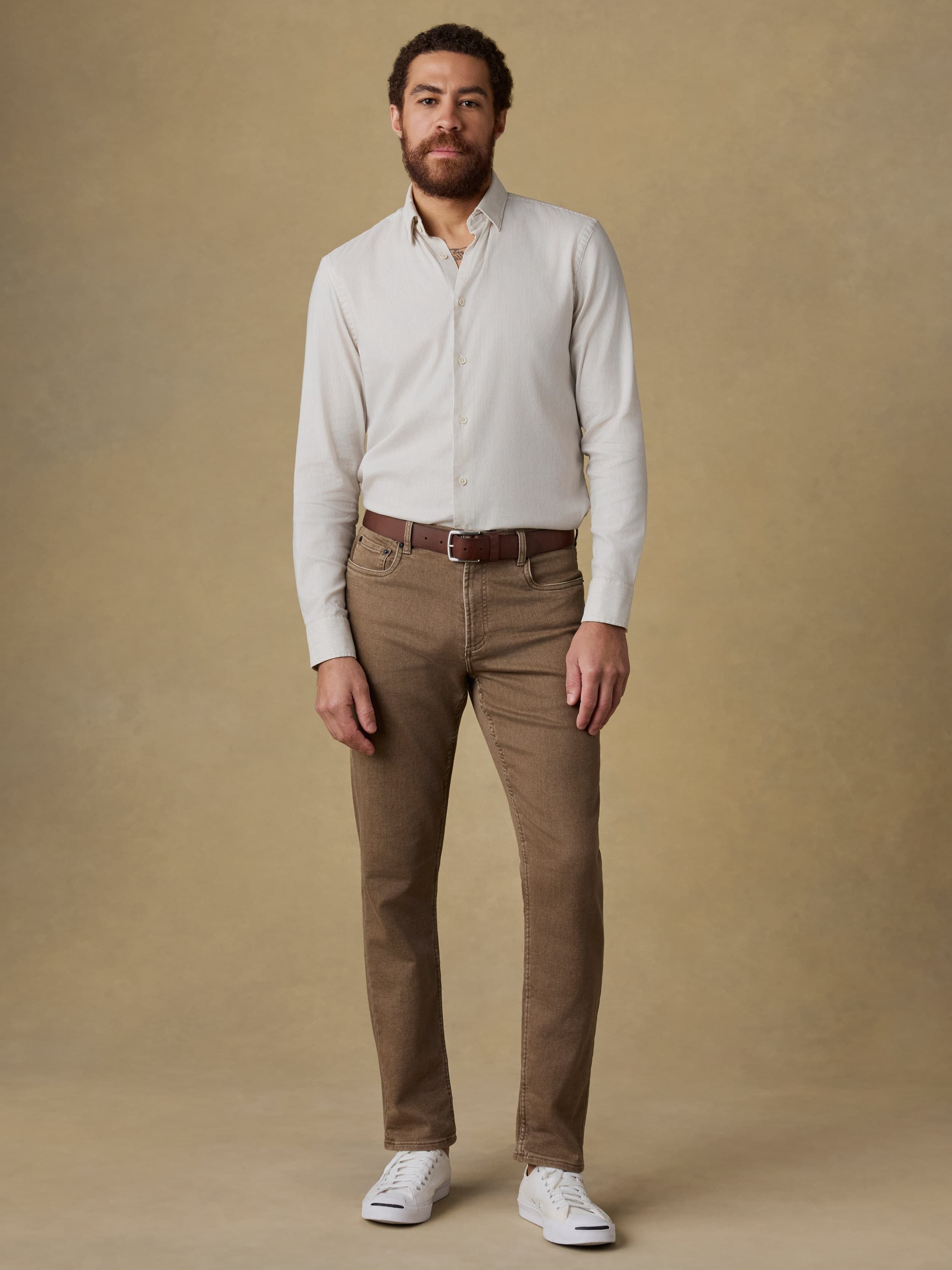 MovementTM Monterey Shirt - Wood Wall Stripe