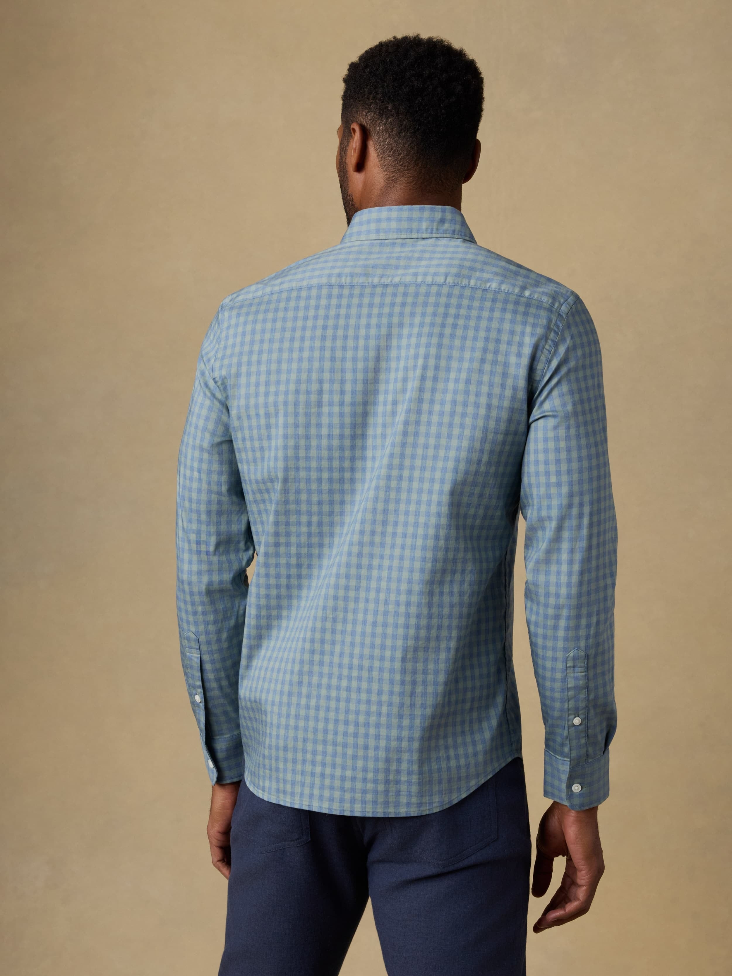 The MovementTM Shirt - Sage Marine Gingham