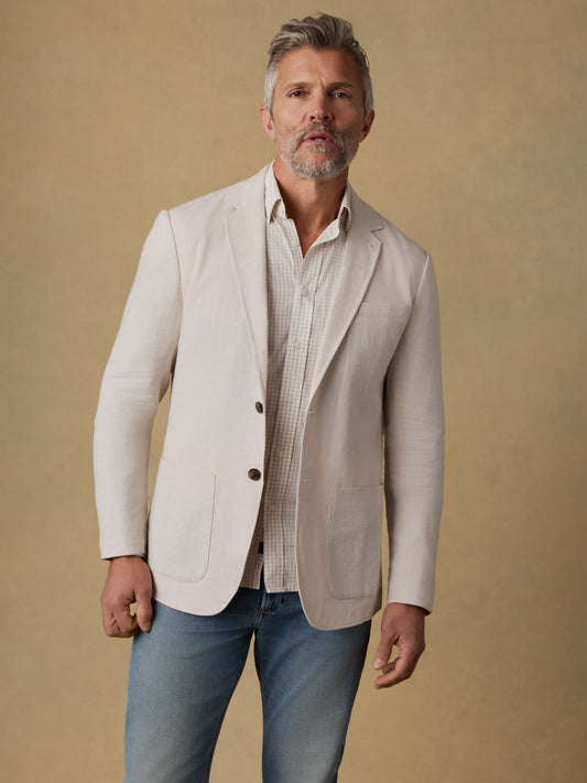 MovementTM Linen Blazer - Dorset Sand