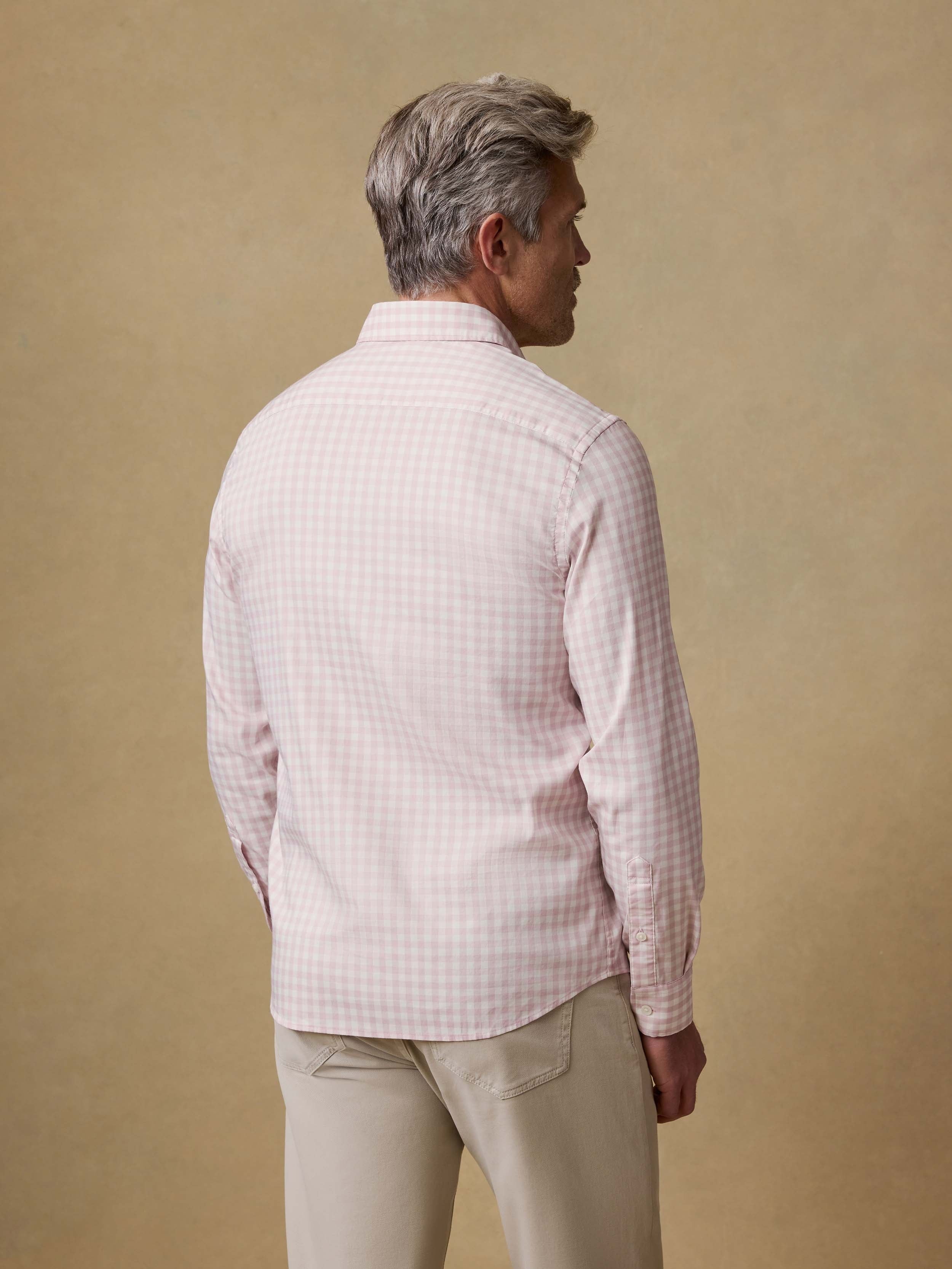 The MovementTM Shirt - Rose White Gingham