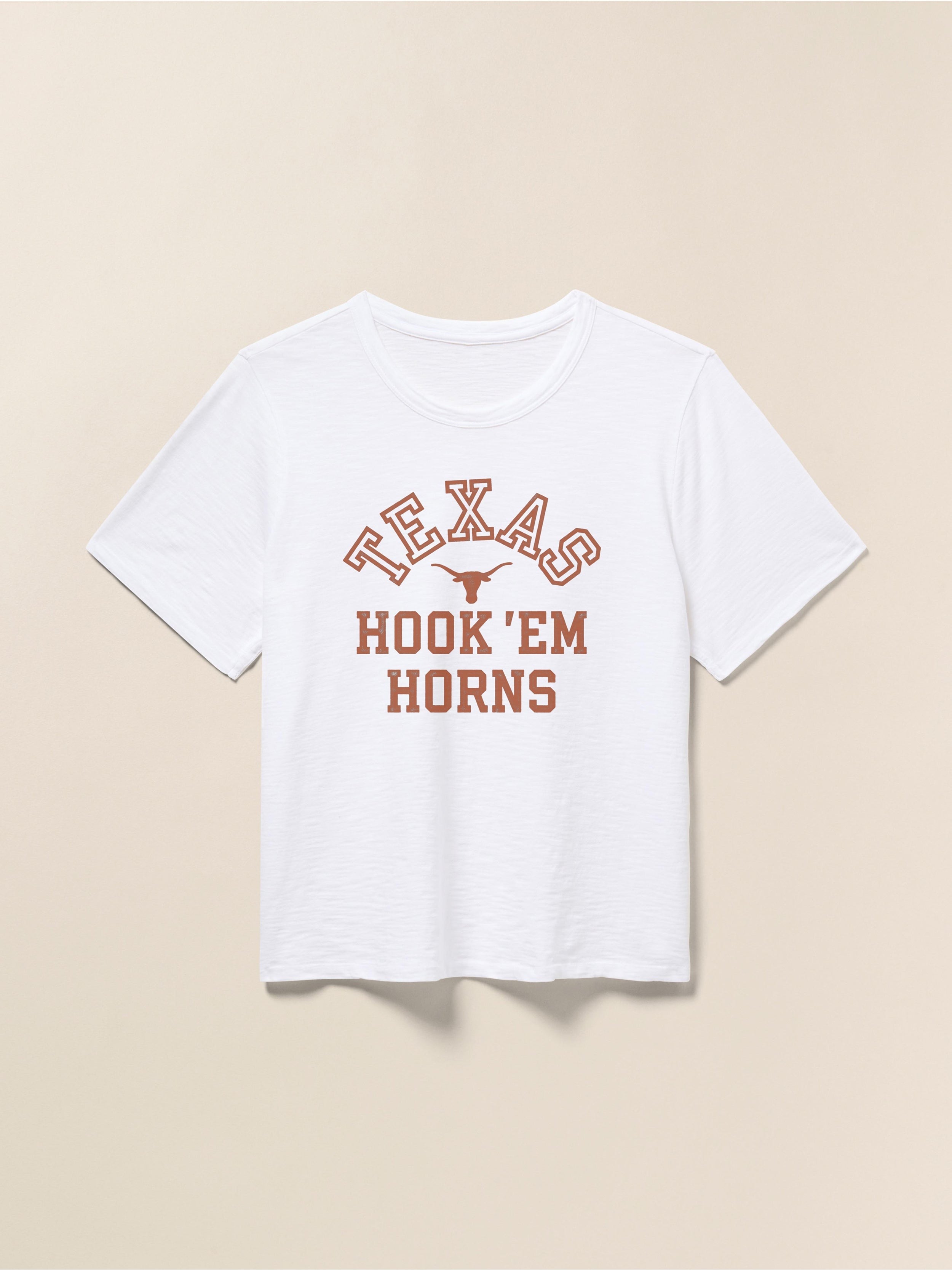 University of Texas Sunwashed Essential Tee - White