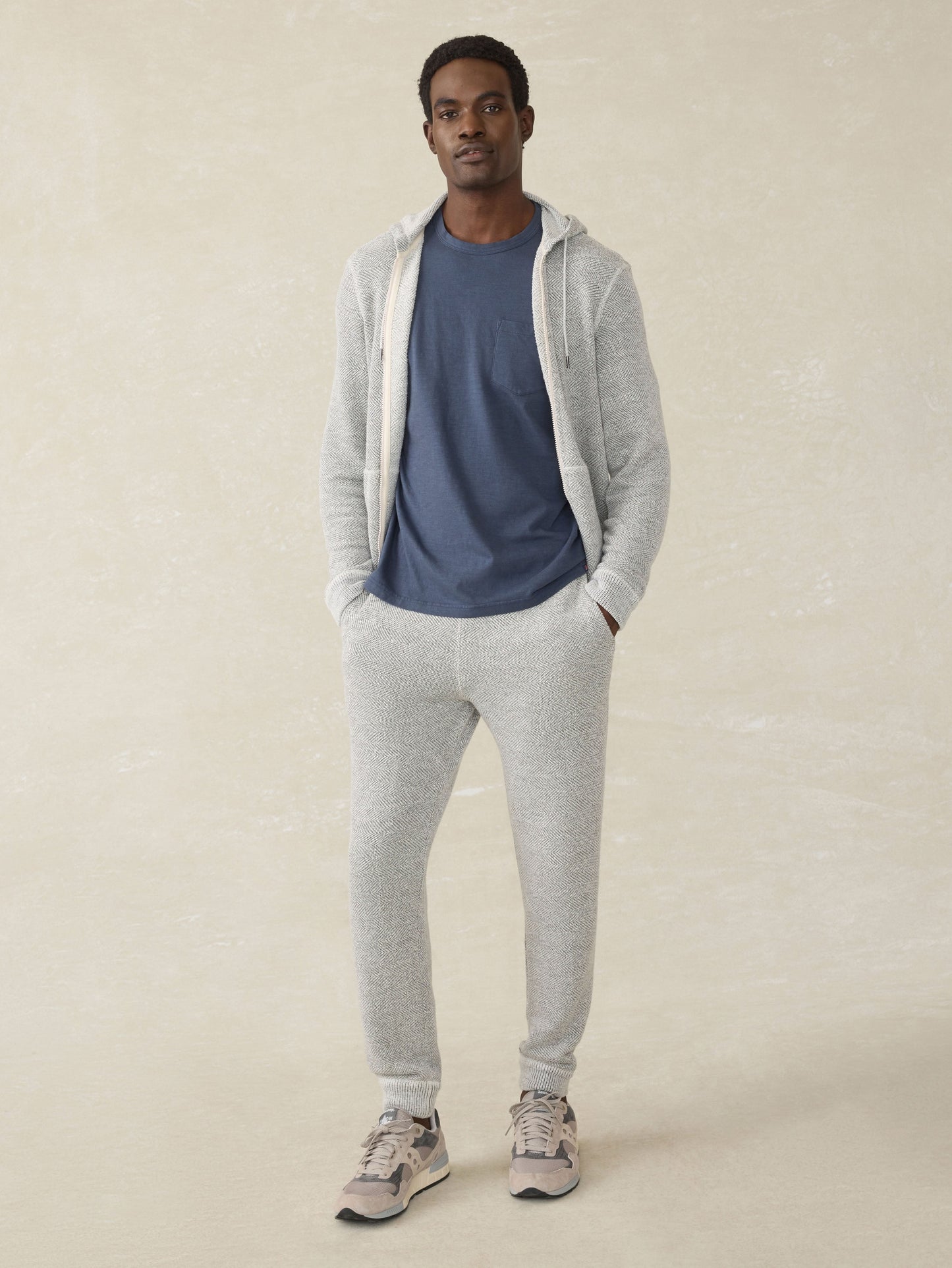 Whitewater Full Zip Hoodie - Grey Shell Loop