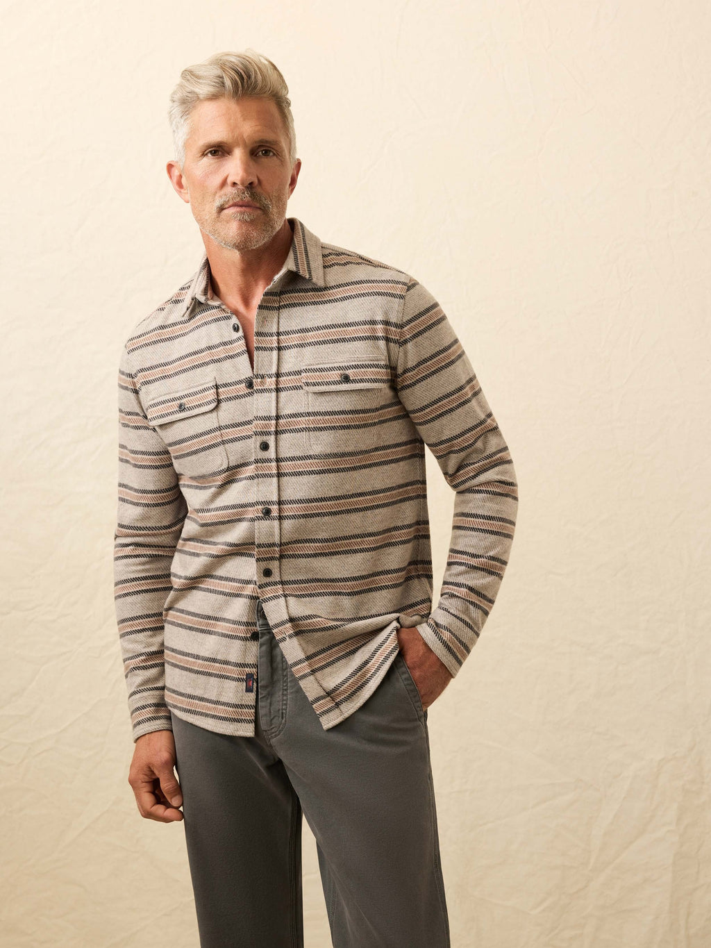LegendTM Sweater Shirt - Rock Coast Stripe
