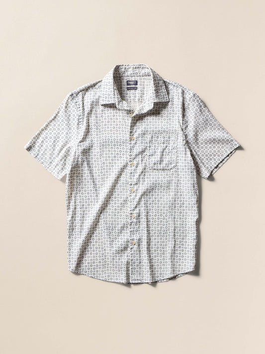 Short-Sleeve MovementTM Monterey Shirt - Stony Beach Diamond