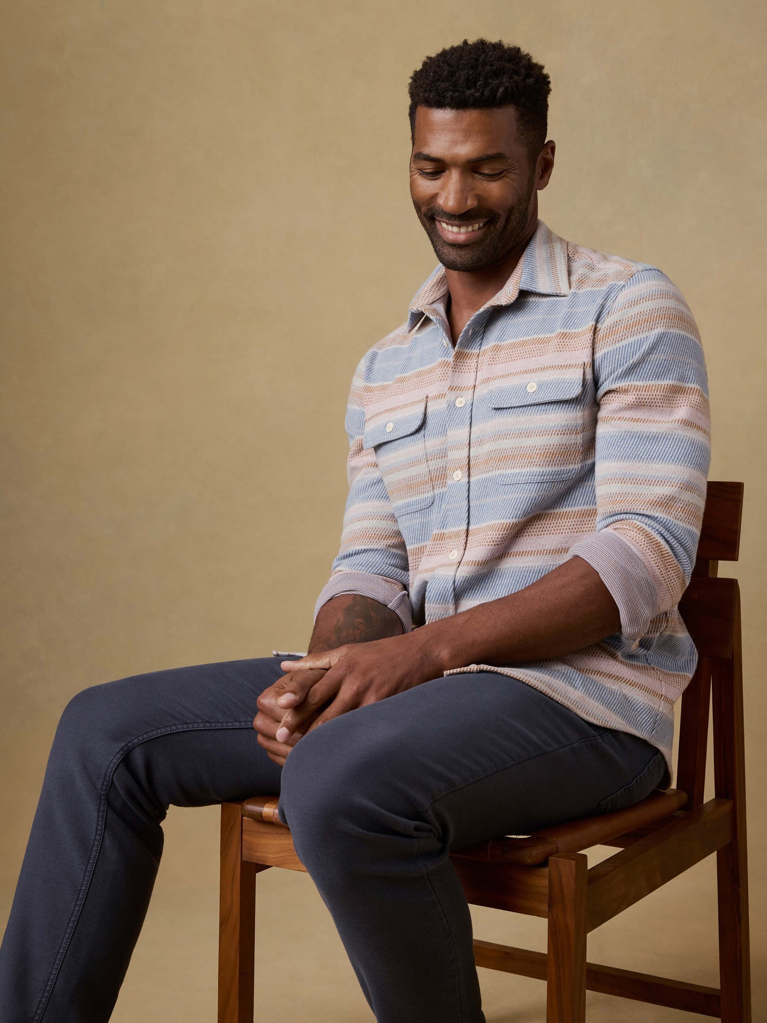 LegendTM Sweater Shirt - Isle Breeze Stripe