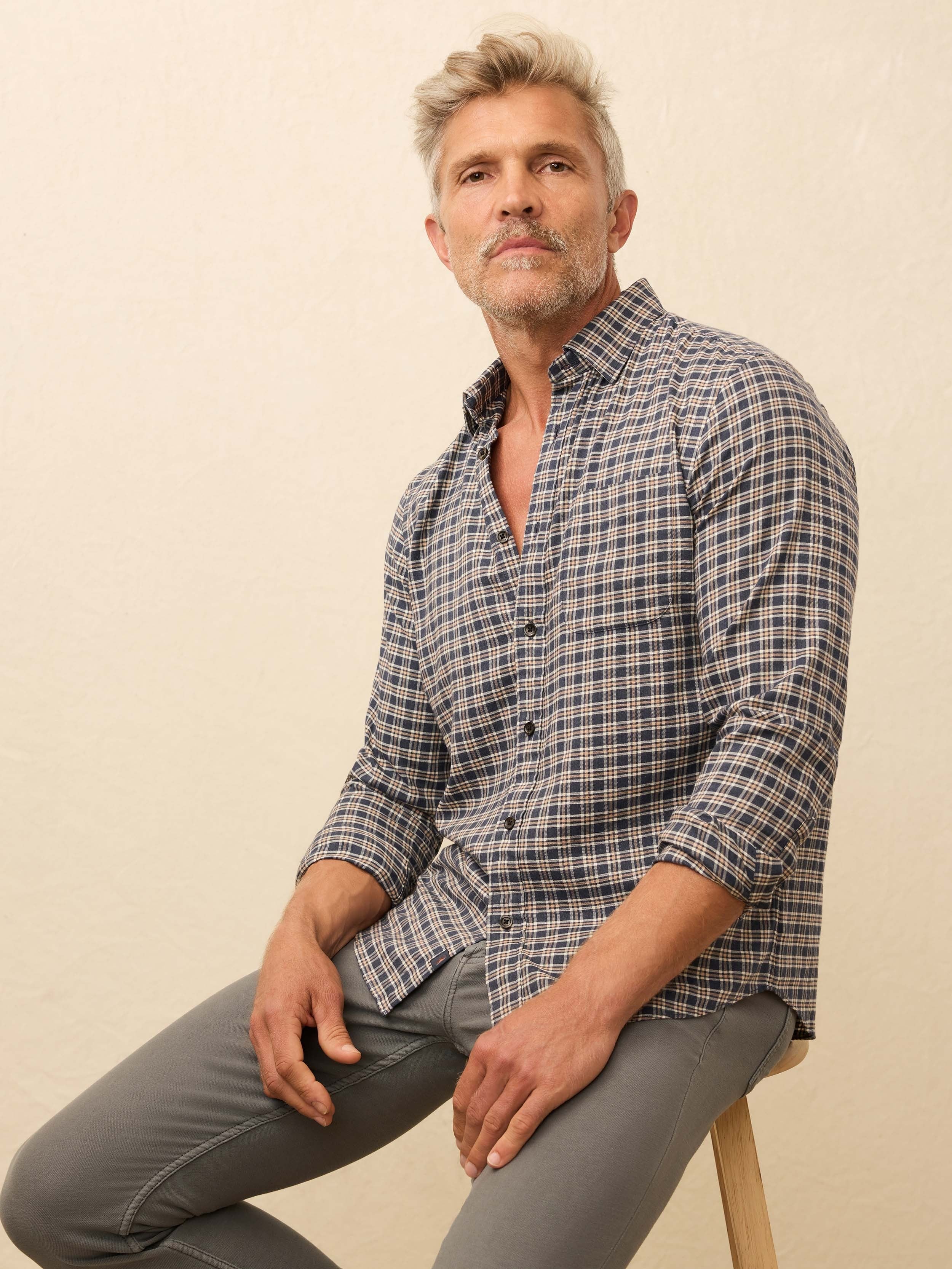 MovementTM Brushed Shirt - Lighthouse Point Plaid