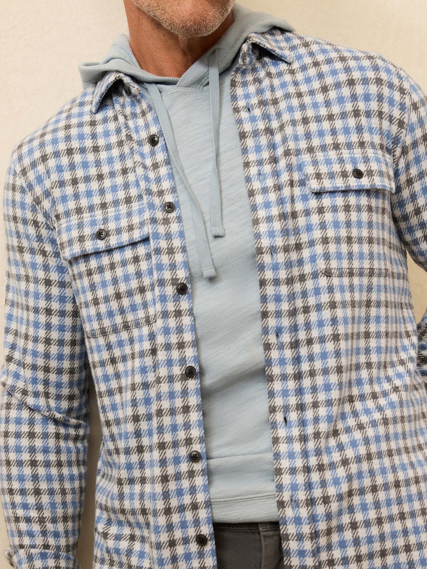 LegendTM Sweater Shirt - Graphite Sky Gingham