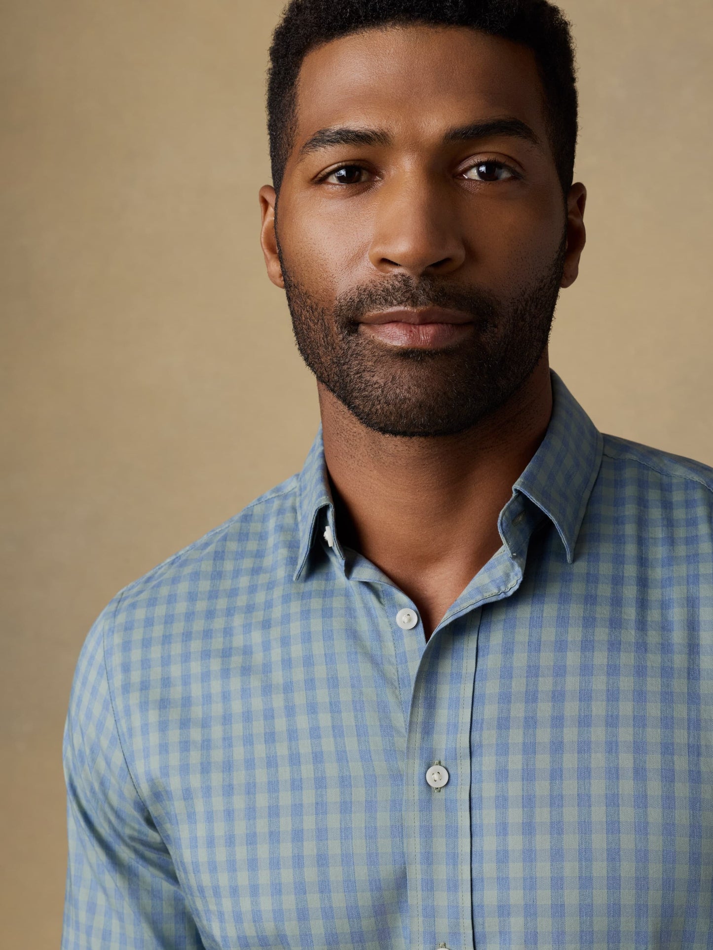 The MovementTM Shirt - Sage Marine Gingham