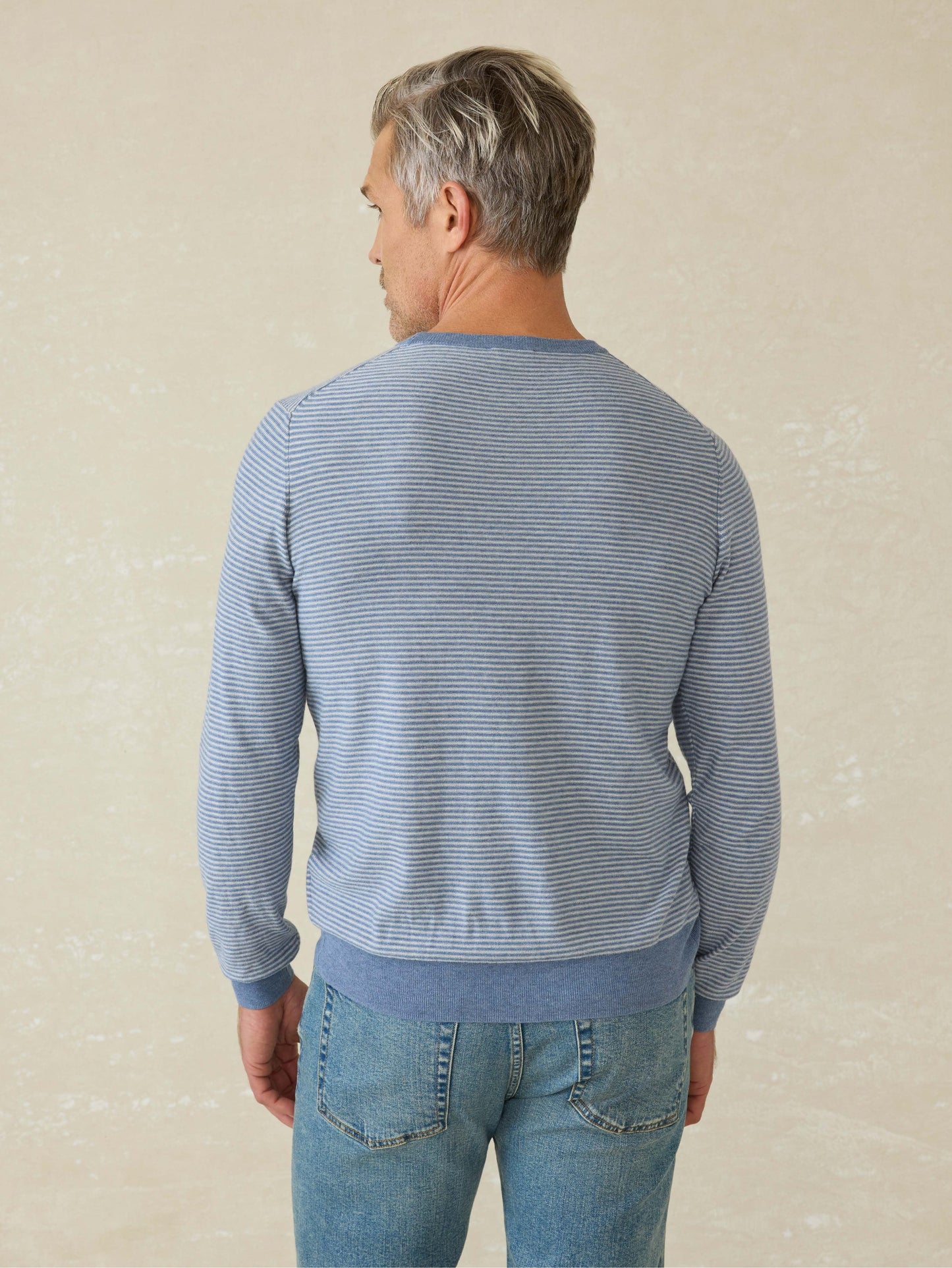 MovementTM Crewneck Sweater - Coastal Shore Stripe