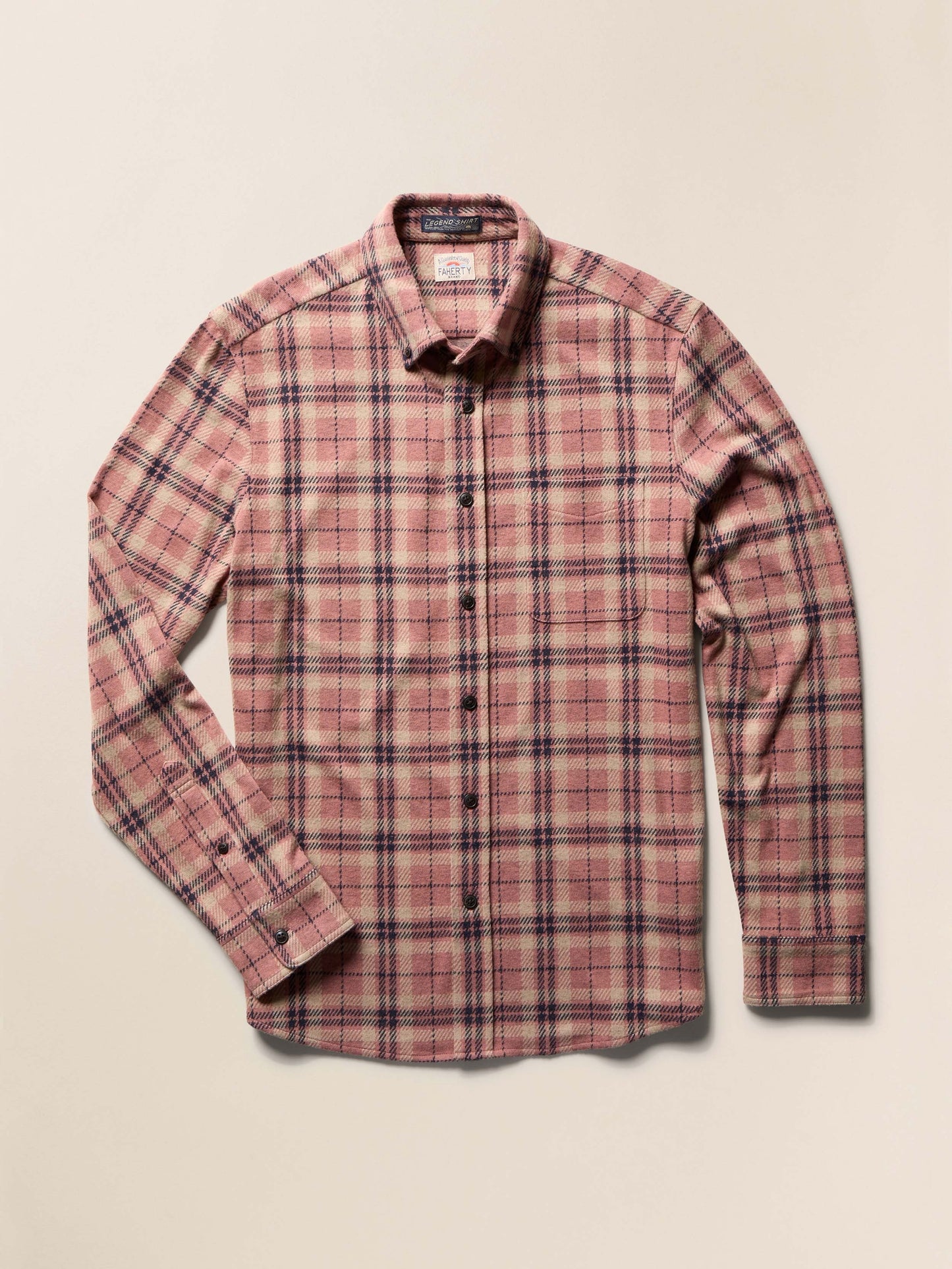 LegendTM Sweater Shirt (Single Pocket) - Sienna Night Plaid