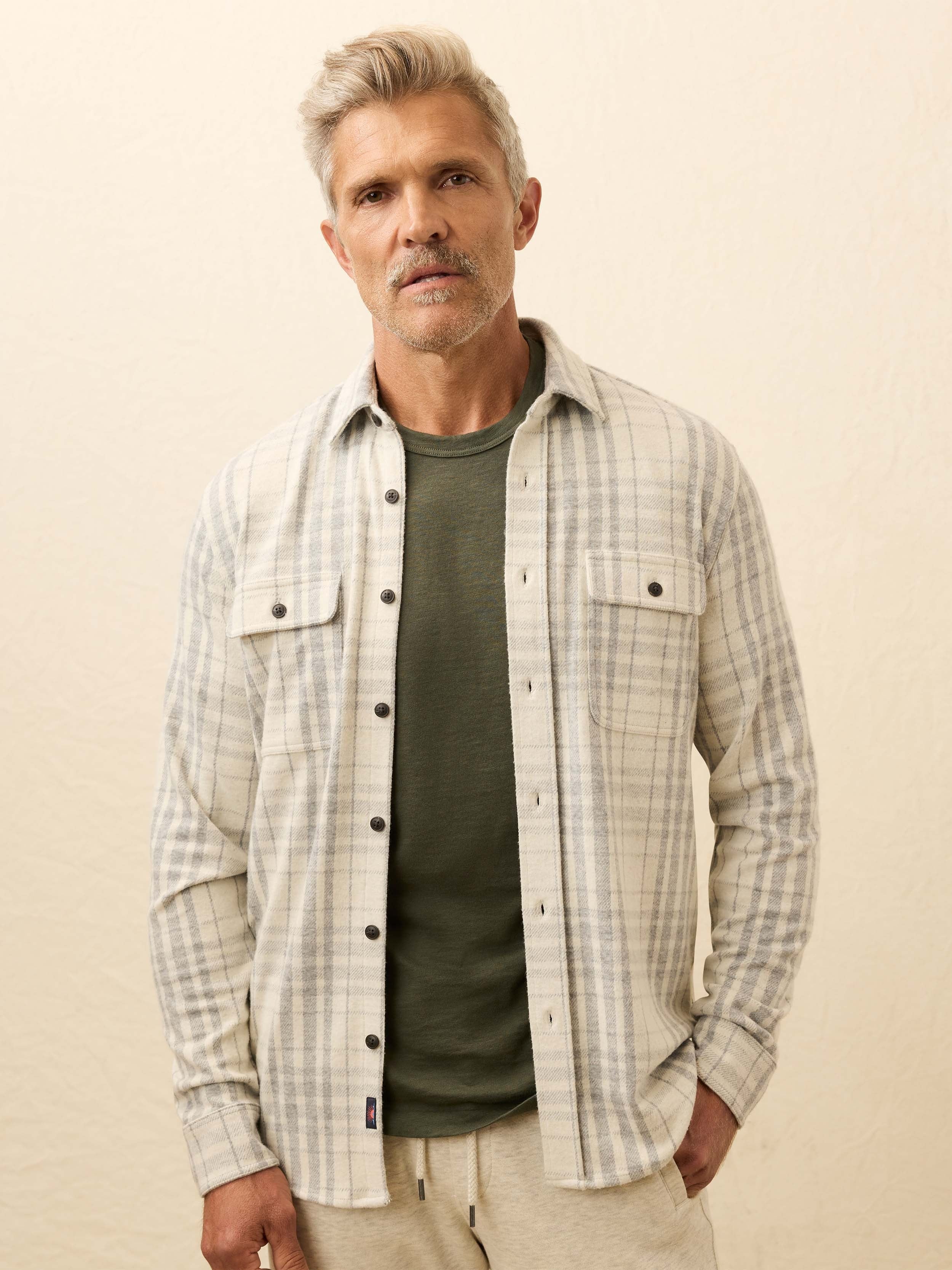 LegendTM Sweater Shirt - Cloud Ridge Plaid